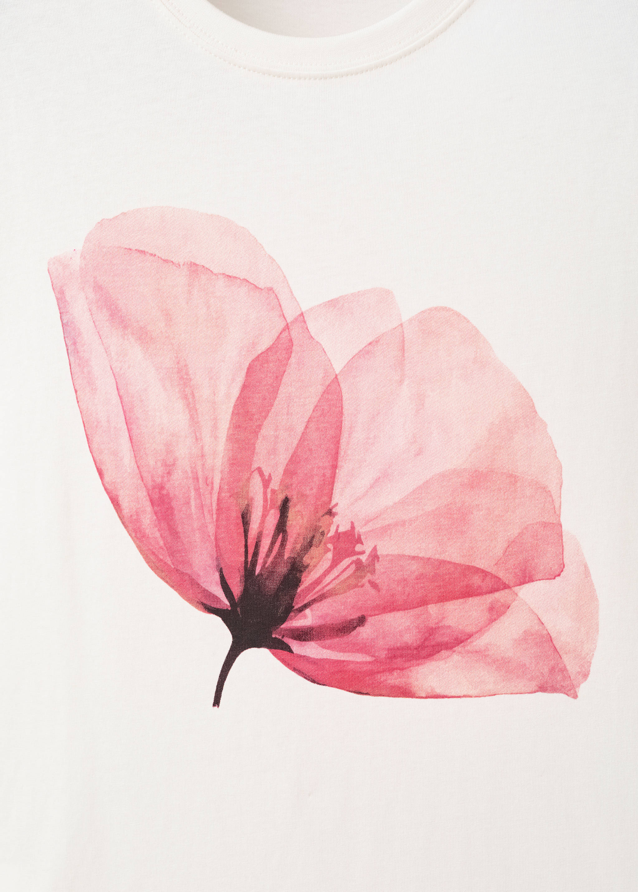 Μπλούζα βαμβακερή φλοράλ - Λεπτομέρεια του προϊόντος 8