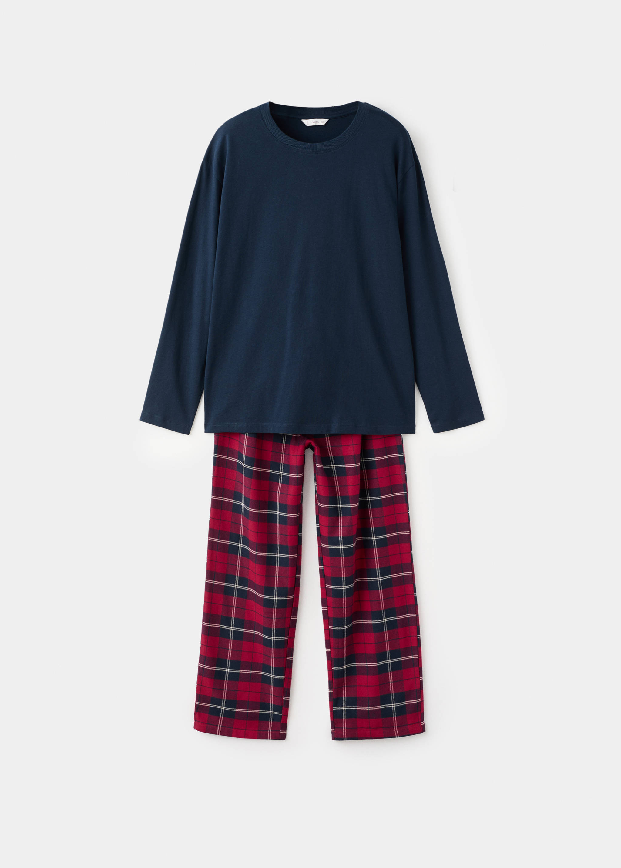 Set of long check pyjamas - Article without model