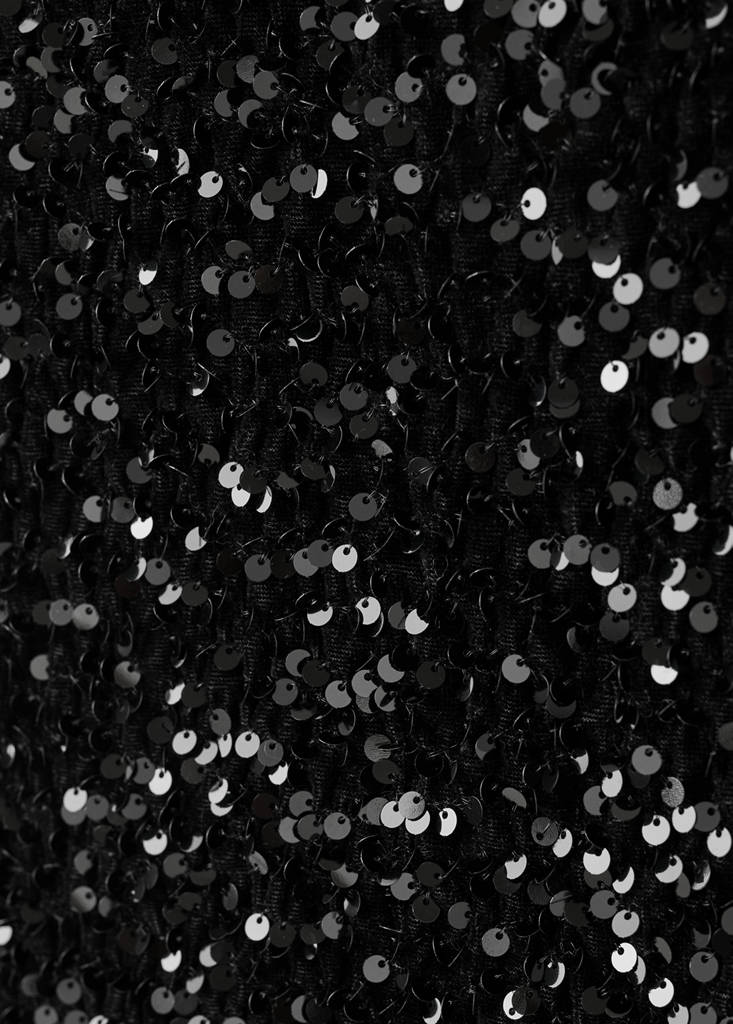 Sequined top — Black