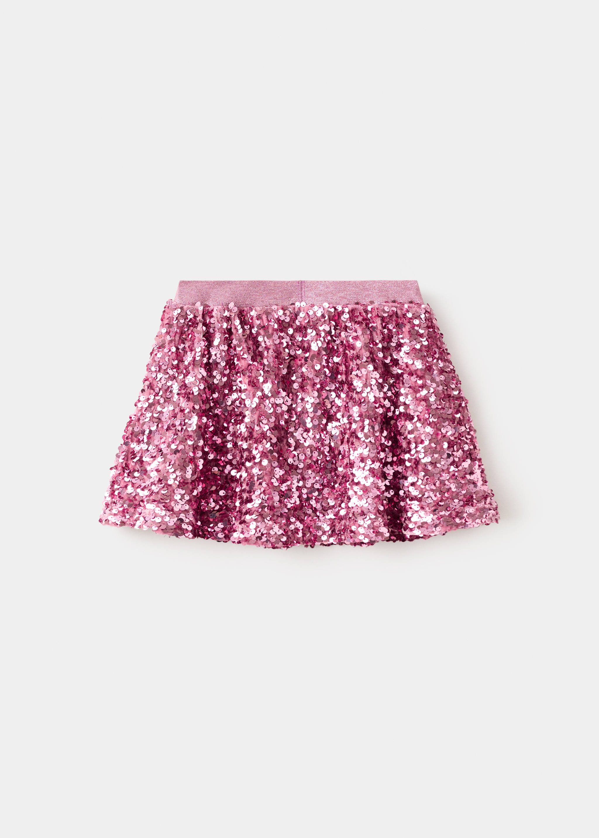 Short skirt with sequins - Reverse of the article