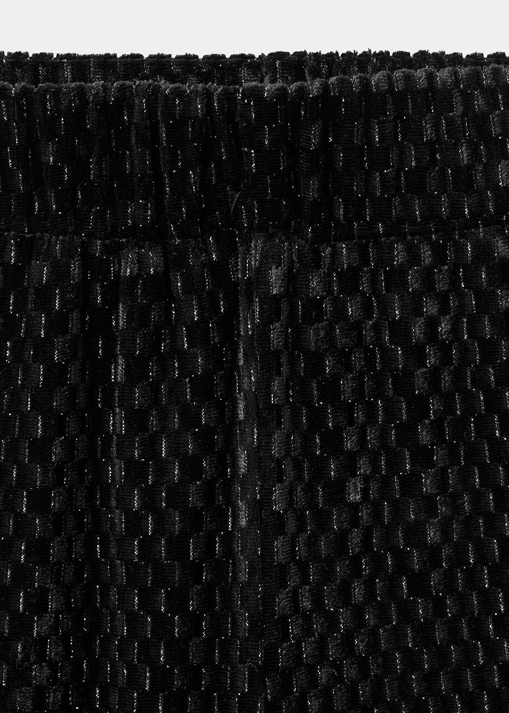 Lurex velvet trousers - Details of the article 8