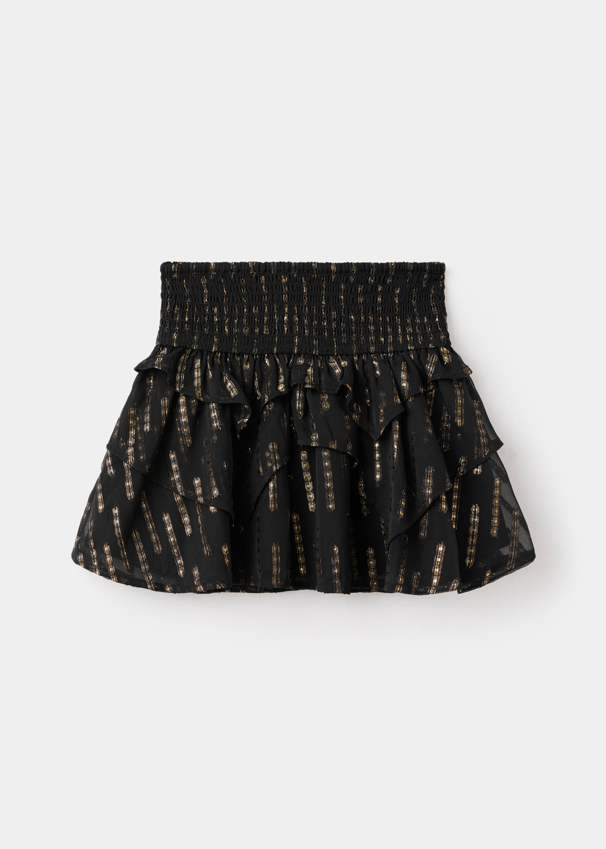 Ruffled lurex skirt - Article without model