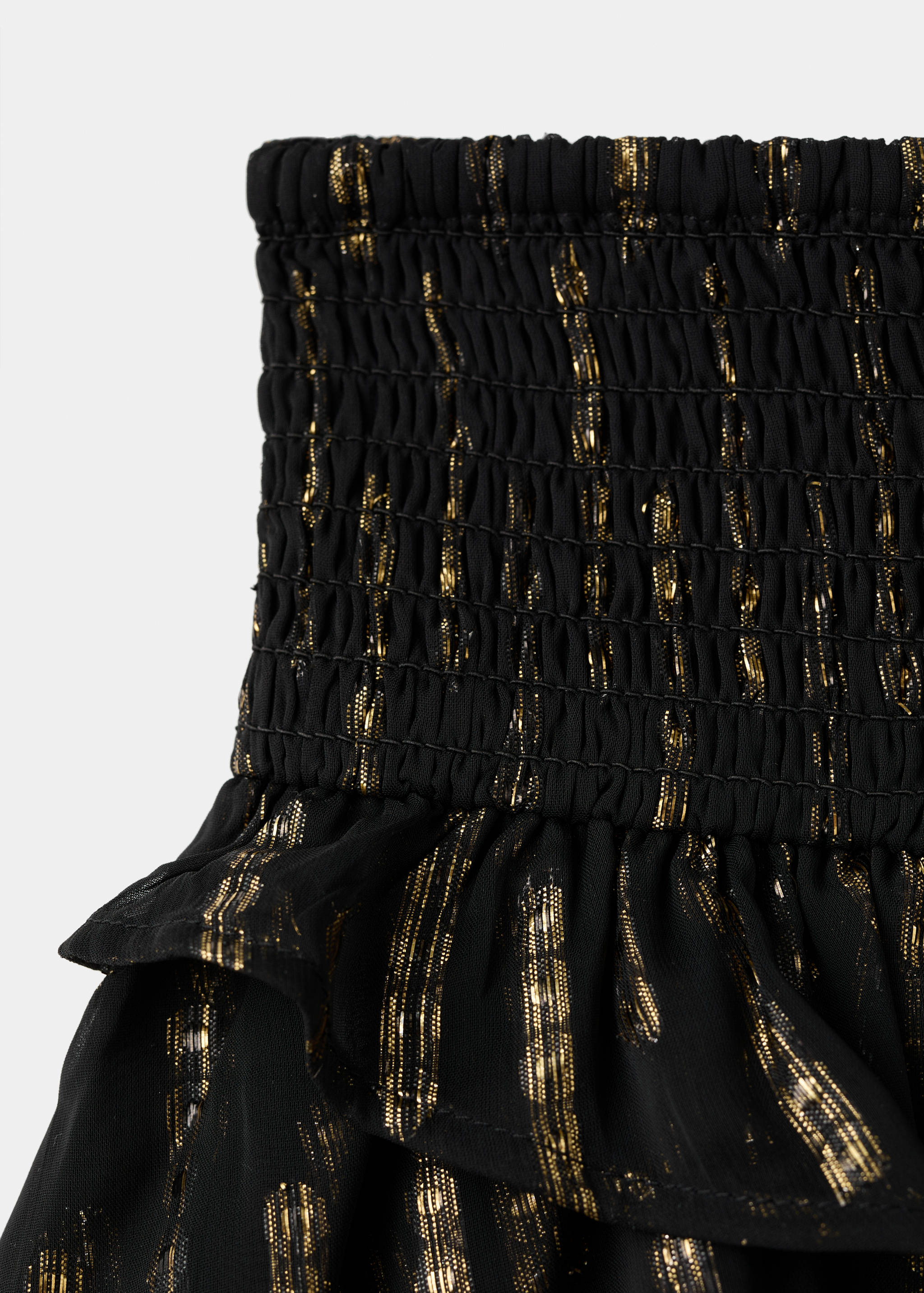 Ruffled lurex skirt - Details of the article 8
