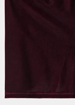 Velvet shorts — Burgundy 8