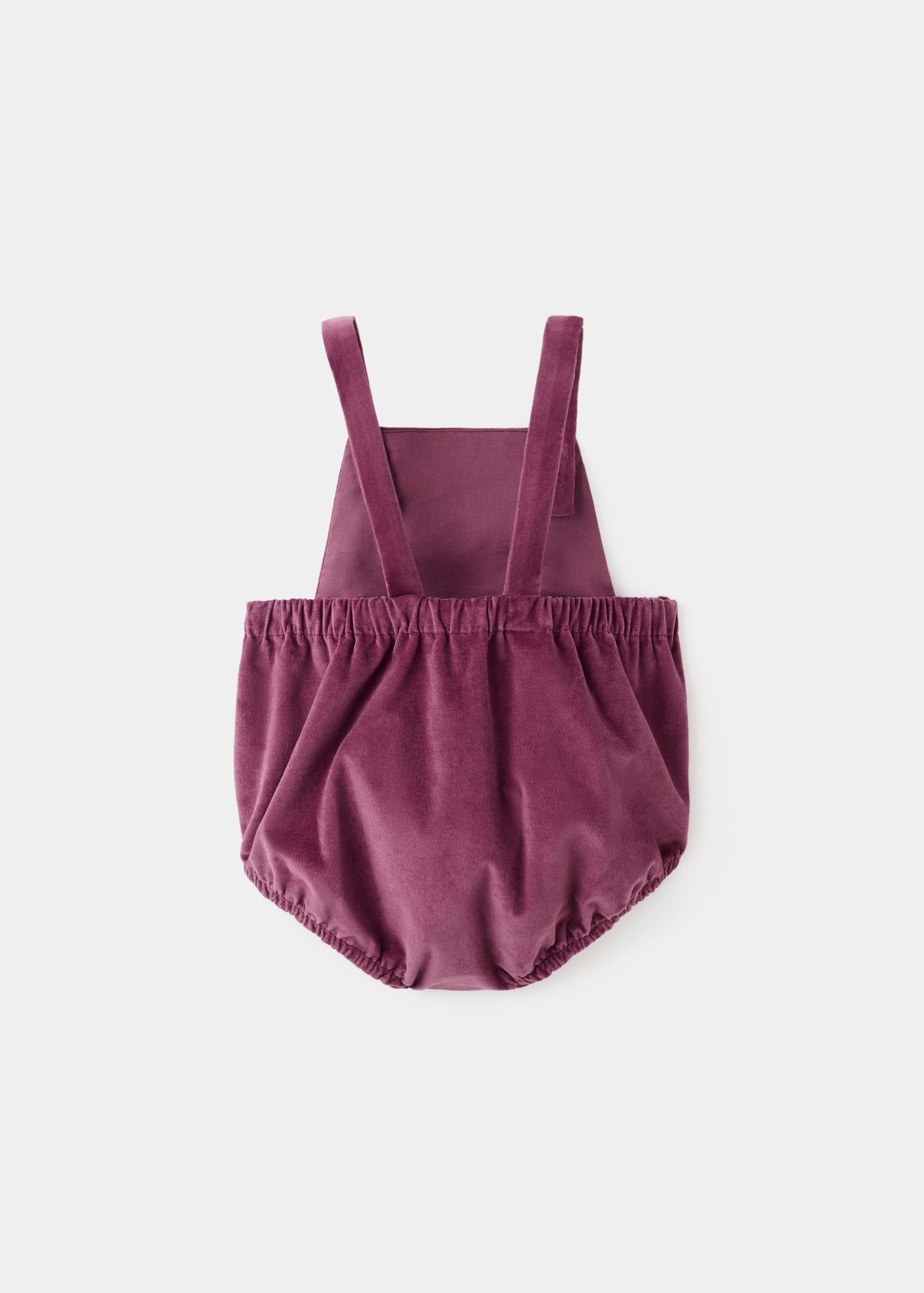 Velvet romper - Reverse of the article