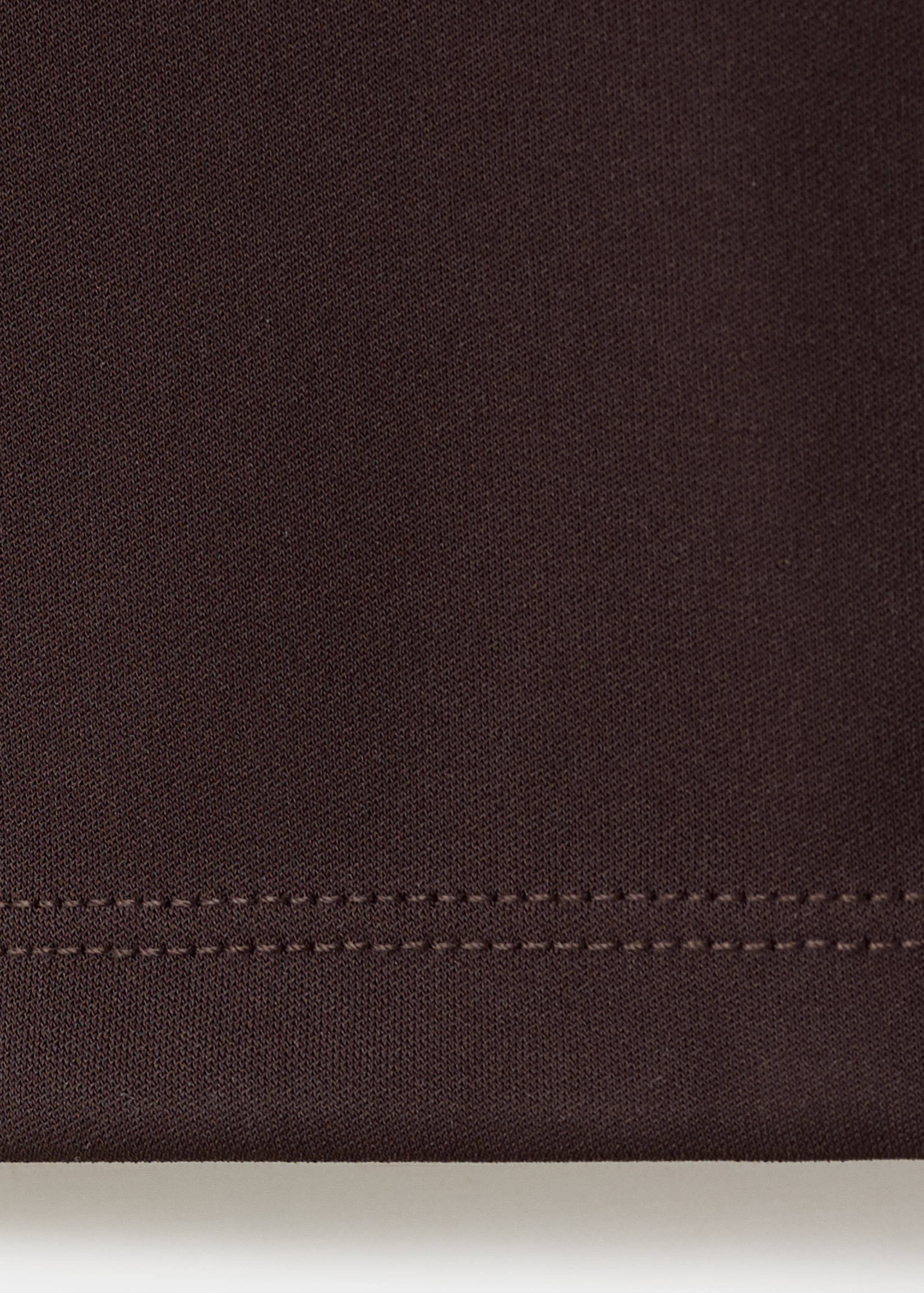 Fine-knit trousers with elastic waist - Details of the article 0