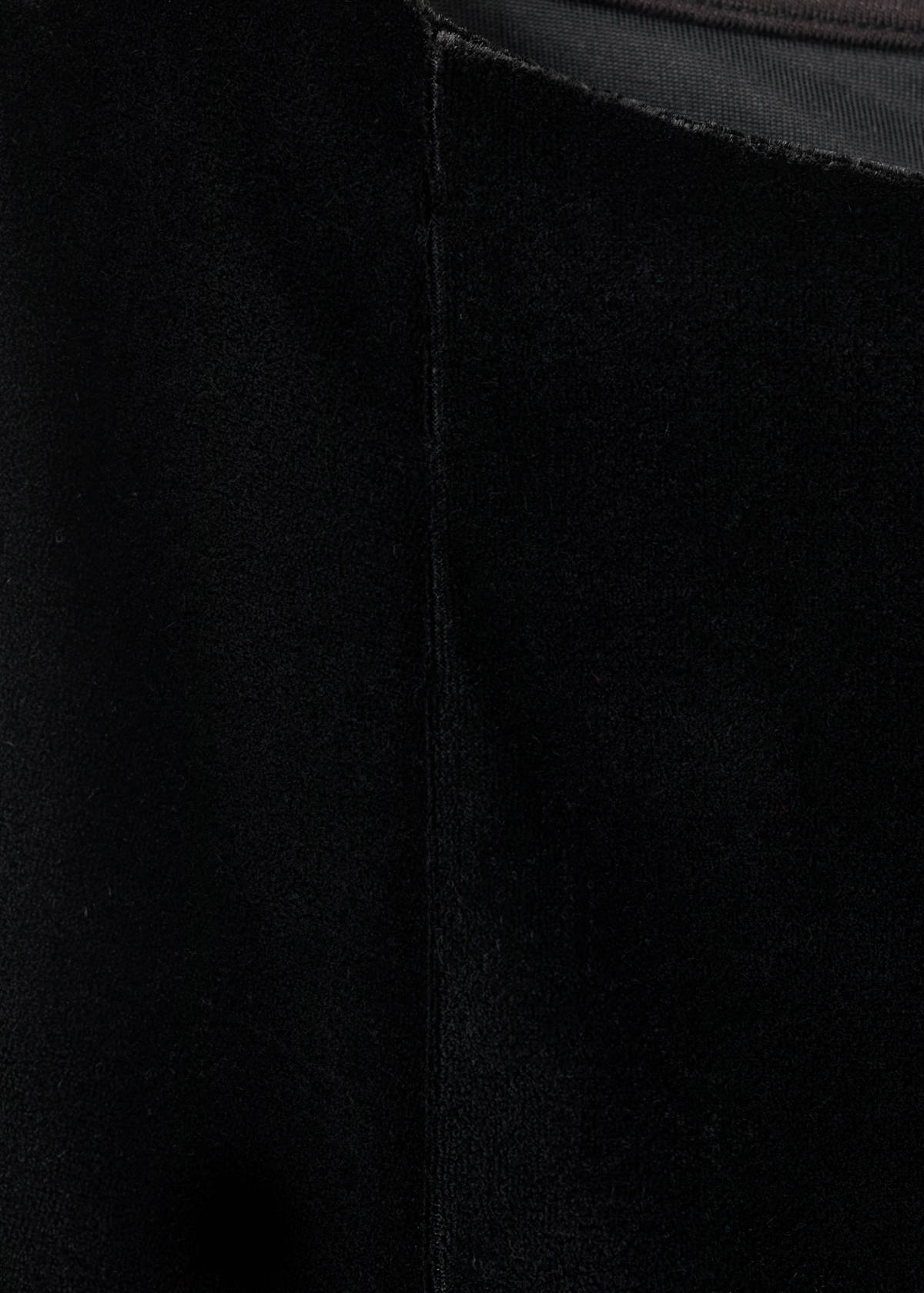 Velvet fitted dress — Black