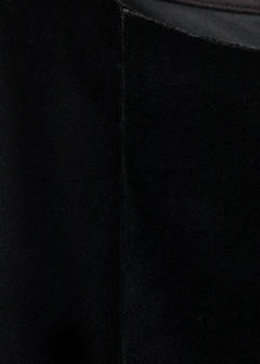 Velvet fitted dress — Black 7