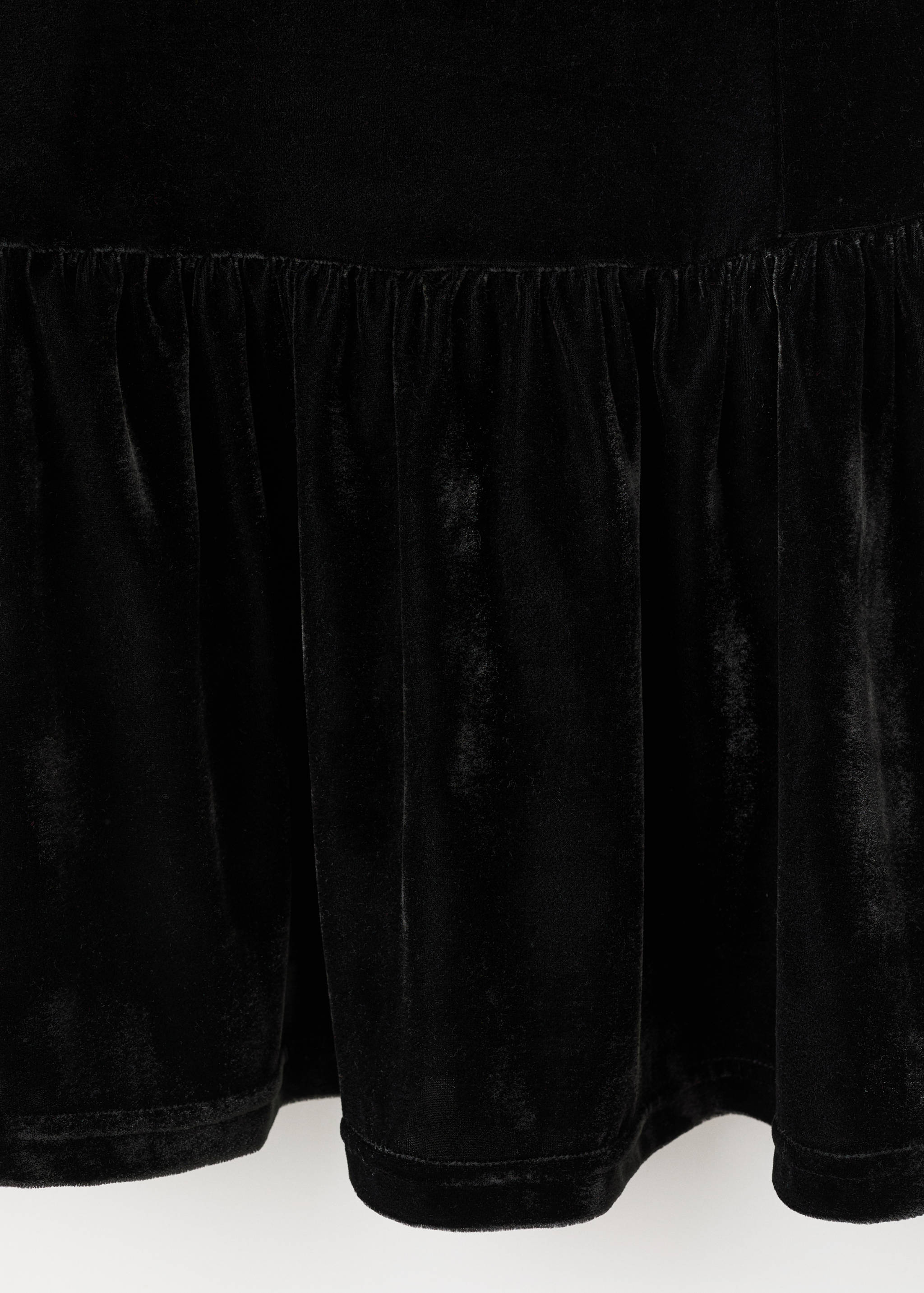 Velvet fitted dress - Details of the article 0