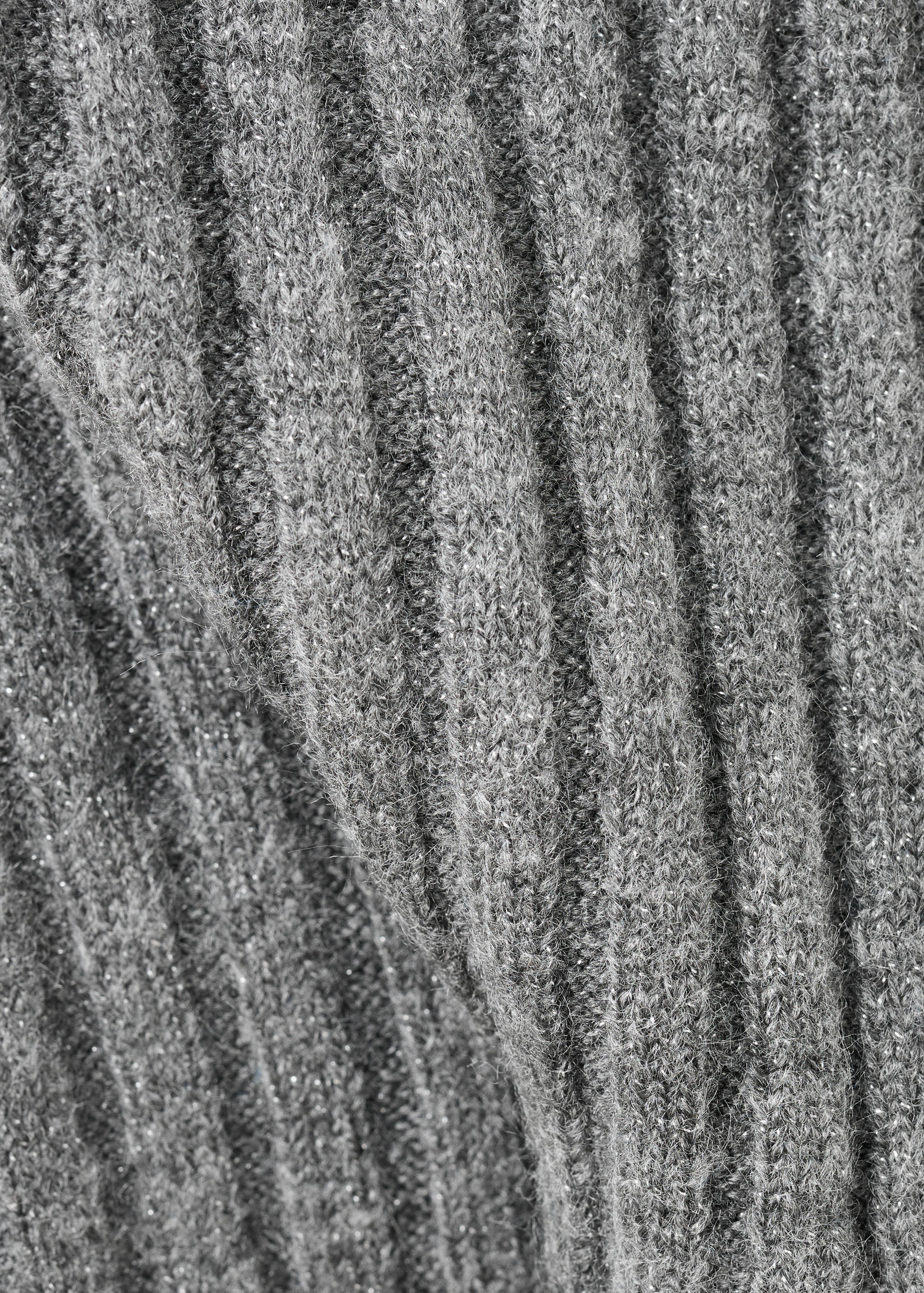 Lurex knitted strapless top - Details of the article 0