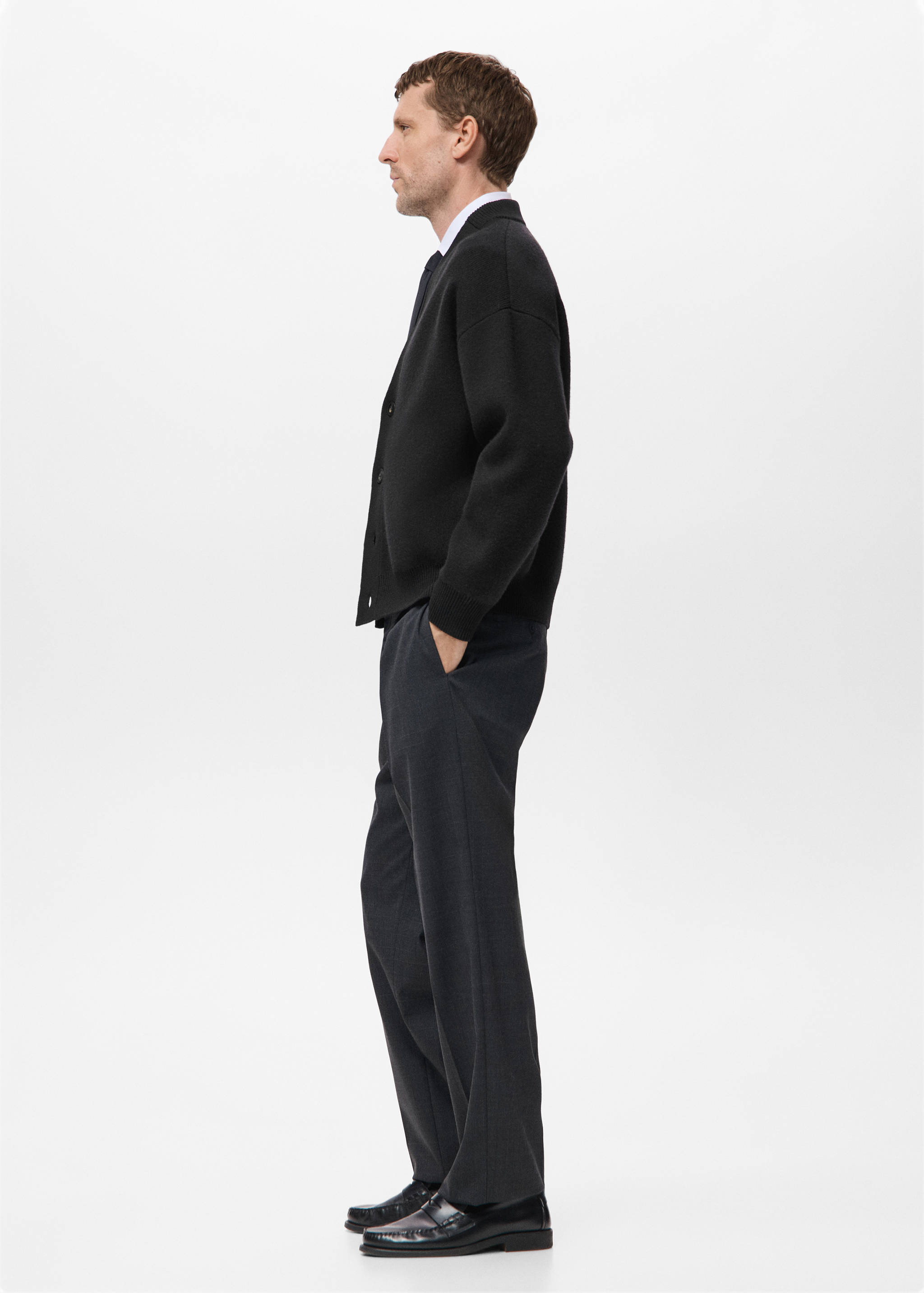 Relaxed-fit knitted cardigan - Details of the article 2