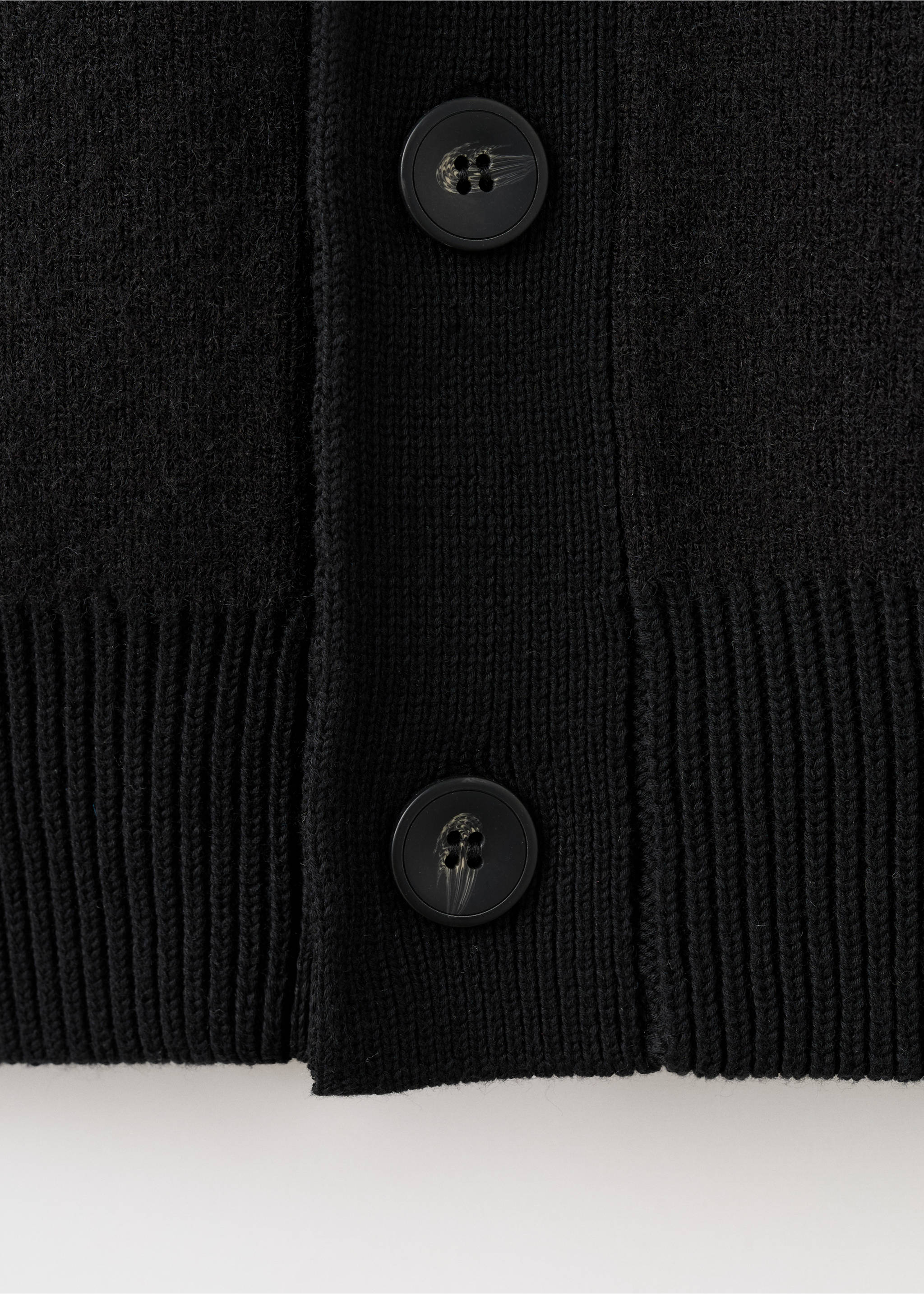 Cardigan maille relaxed-fit - Détail de l'article 0, Noir. Ref: 17059207-00.