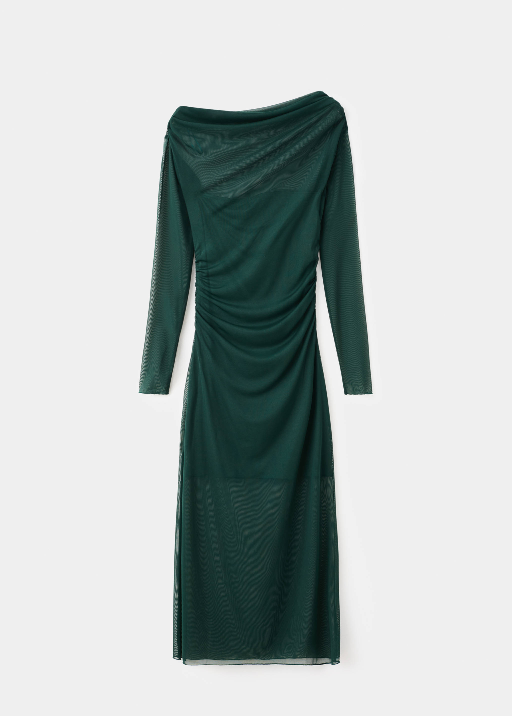 Semi-transparent asymmetrical dress - Article without model