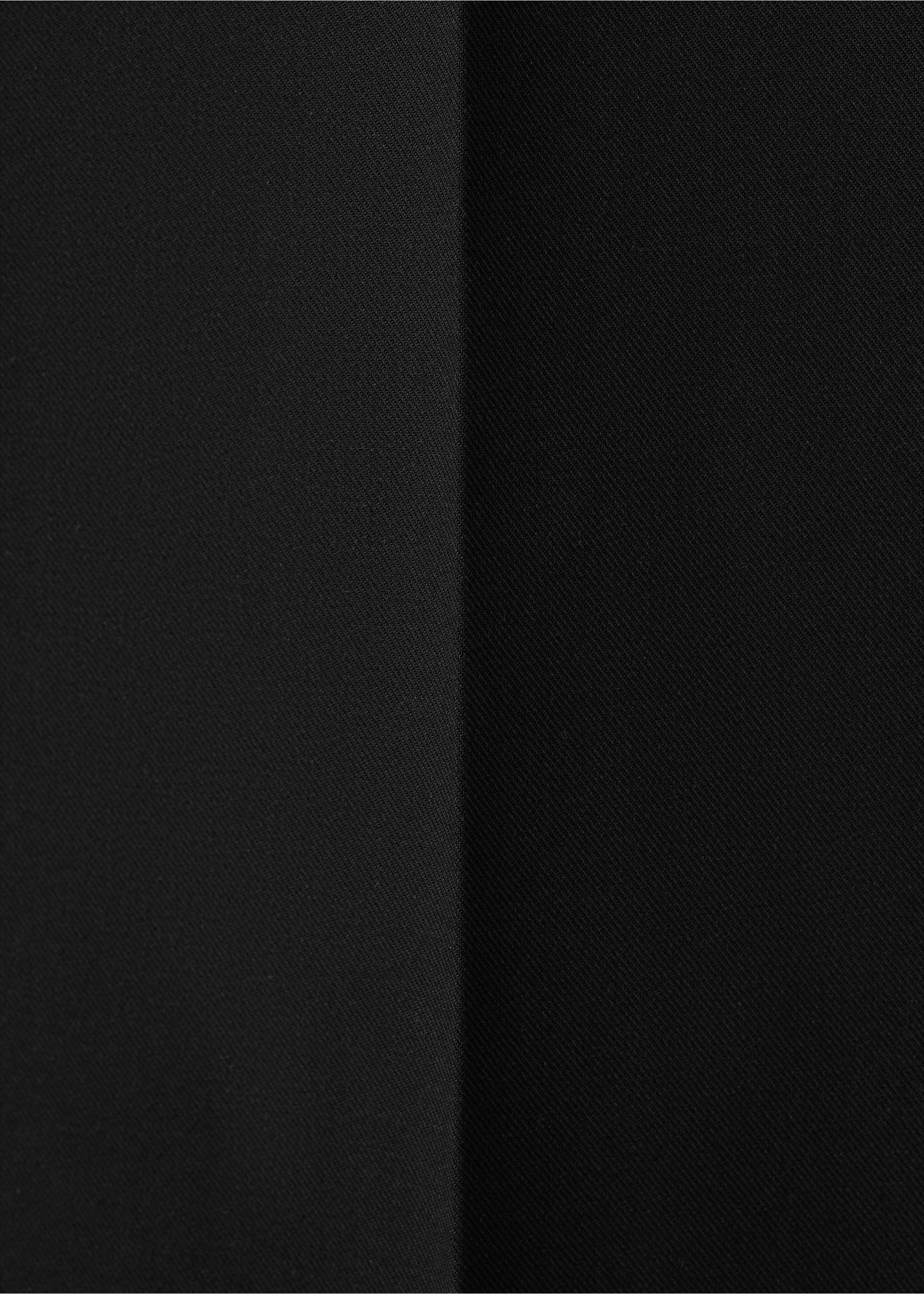 Flared pants with belt - Details of the article 0, Black. Ref: 17059605-00.