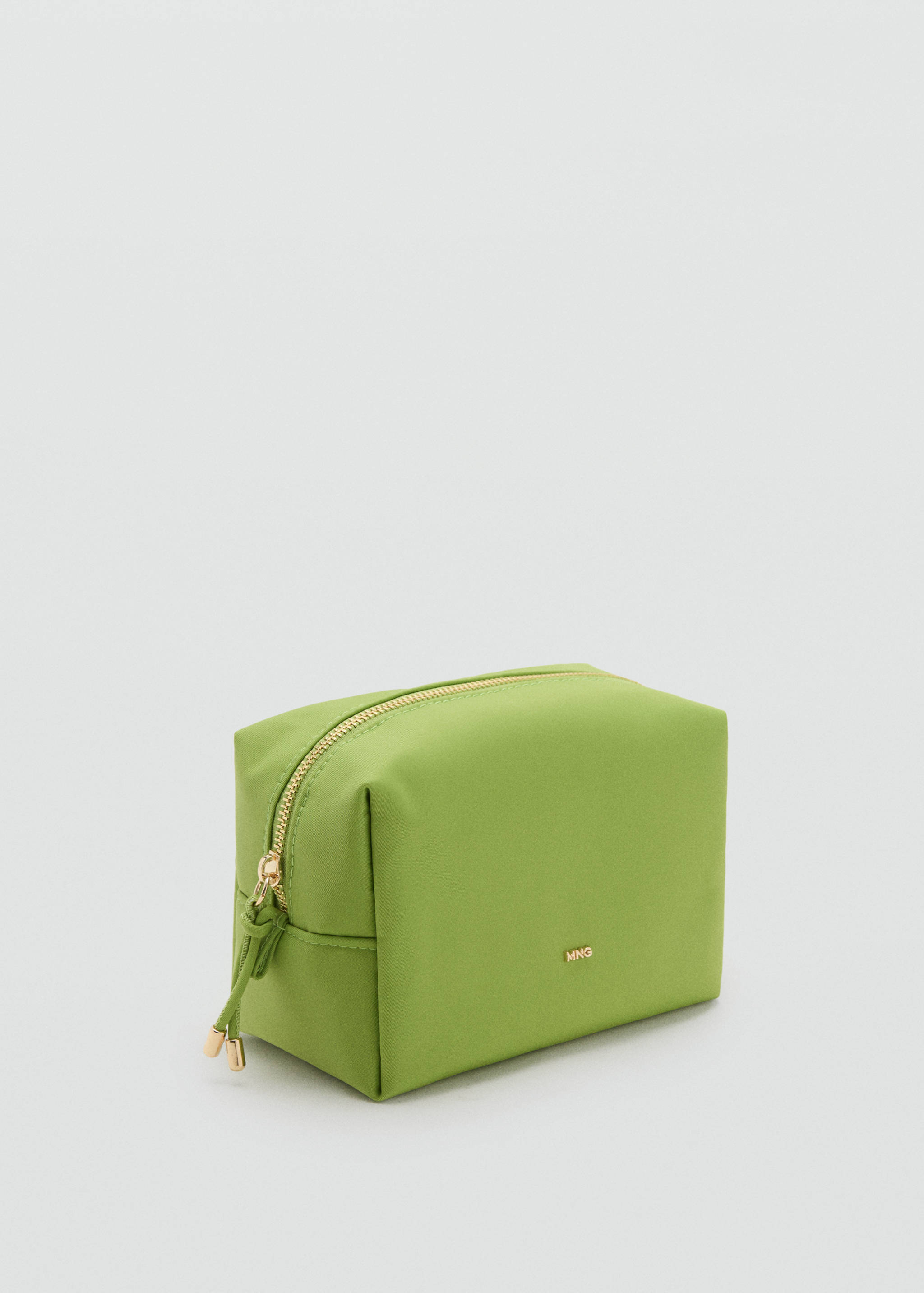 Zipped nylon cosmetics bag - Medium plane