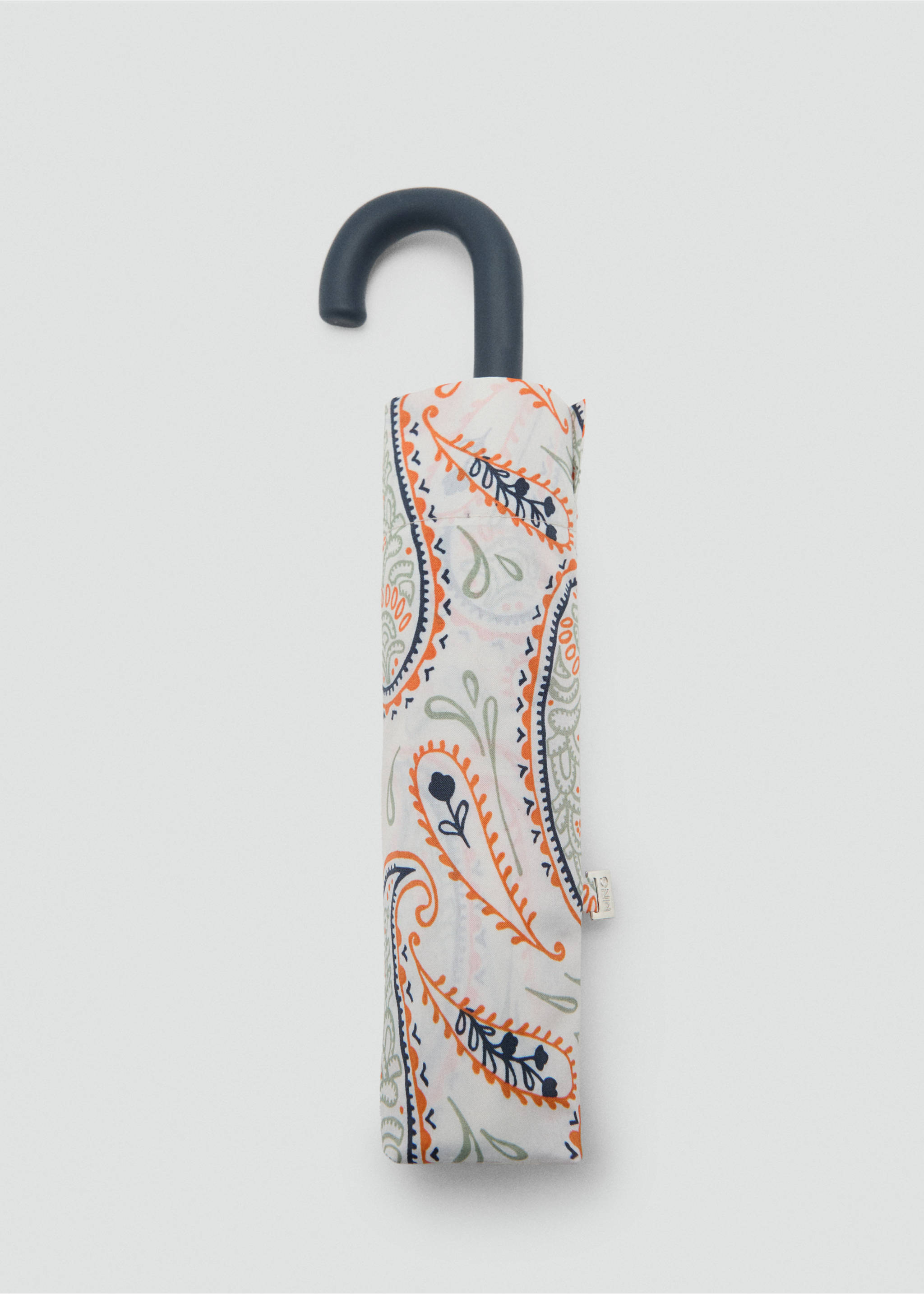 Paraguas estampado paisley - Artículo sin modelo, Blanco roto. Ref: 17061123-00.
