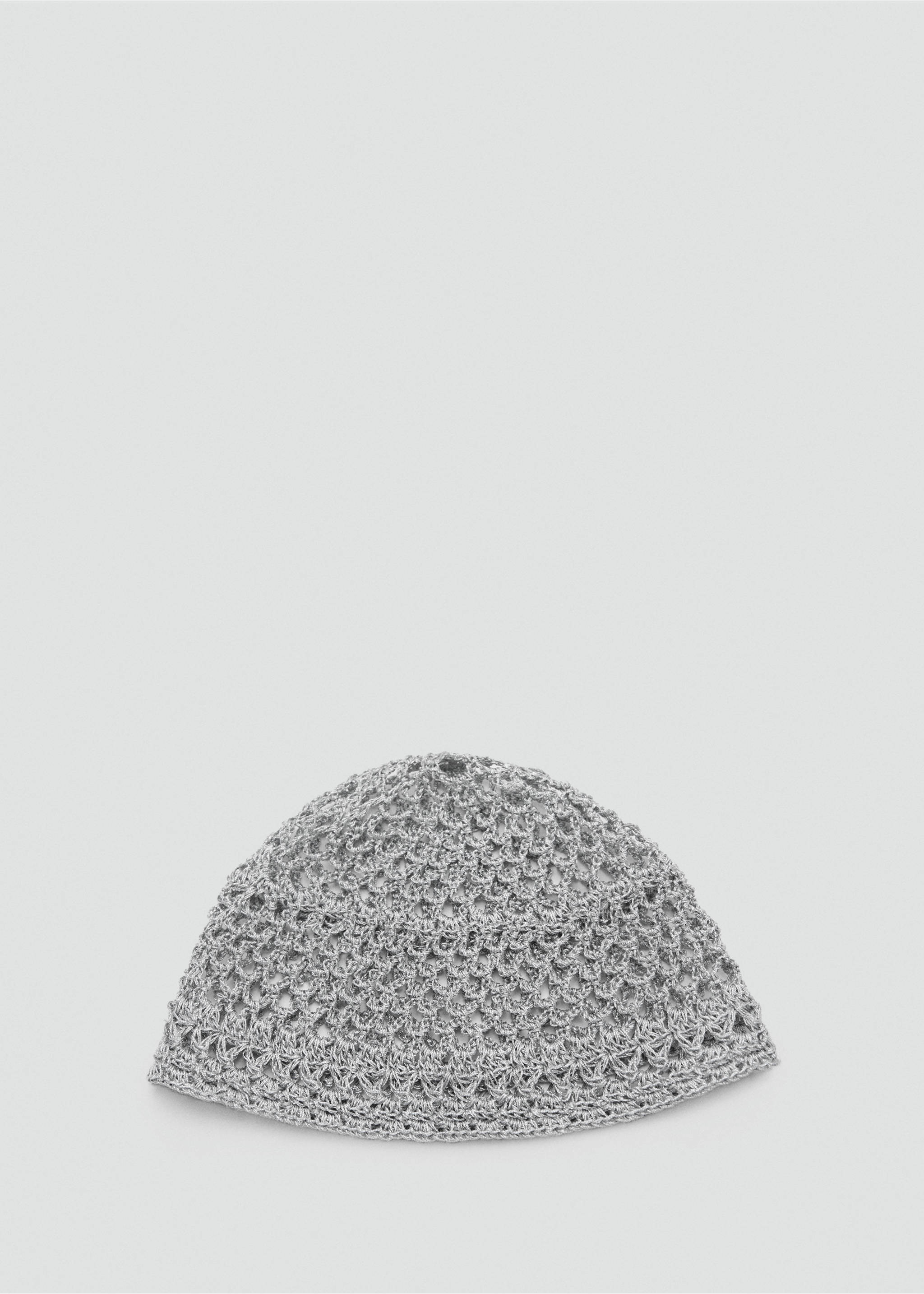 Gorro crochet - Artículo sin modelo, Gris. Ref: 17061127-00.