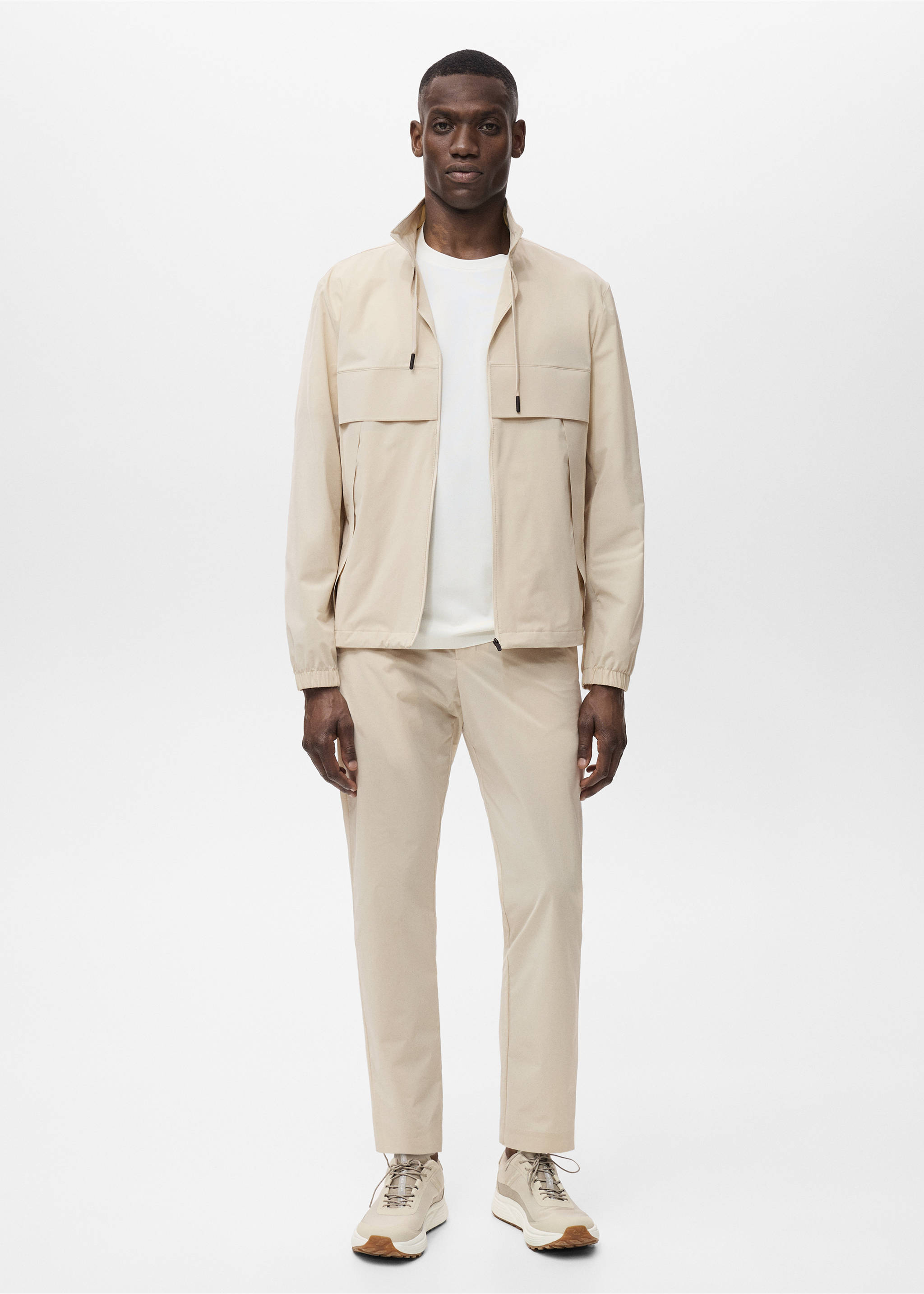 Veste résistant à l’eau COOLMAX® - Plan général, Beige. Ref: 17061129-00.