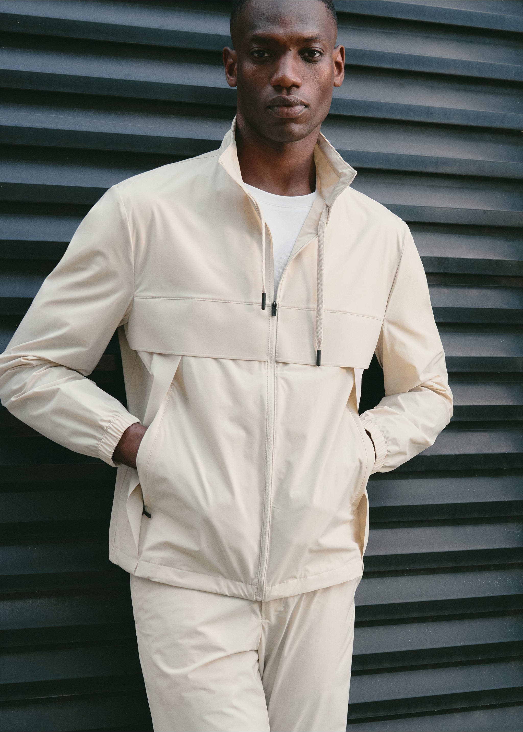 Veste résistant à l’eau COOLMAX® - Détail de l'article 5, Beige. Ref: 17061129-00.