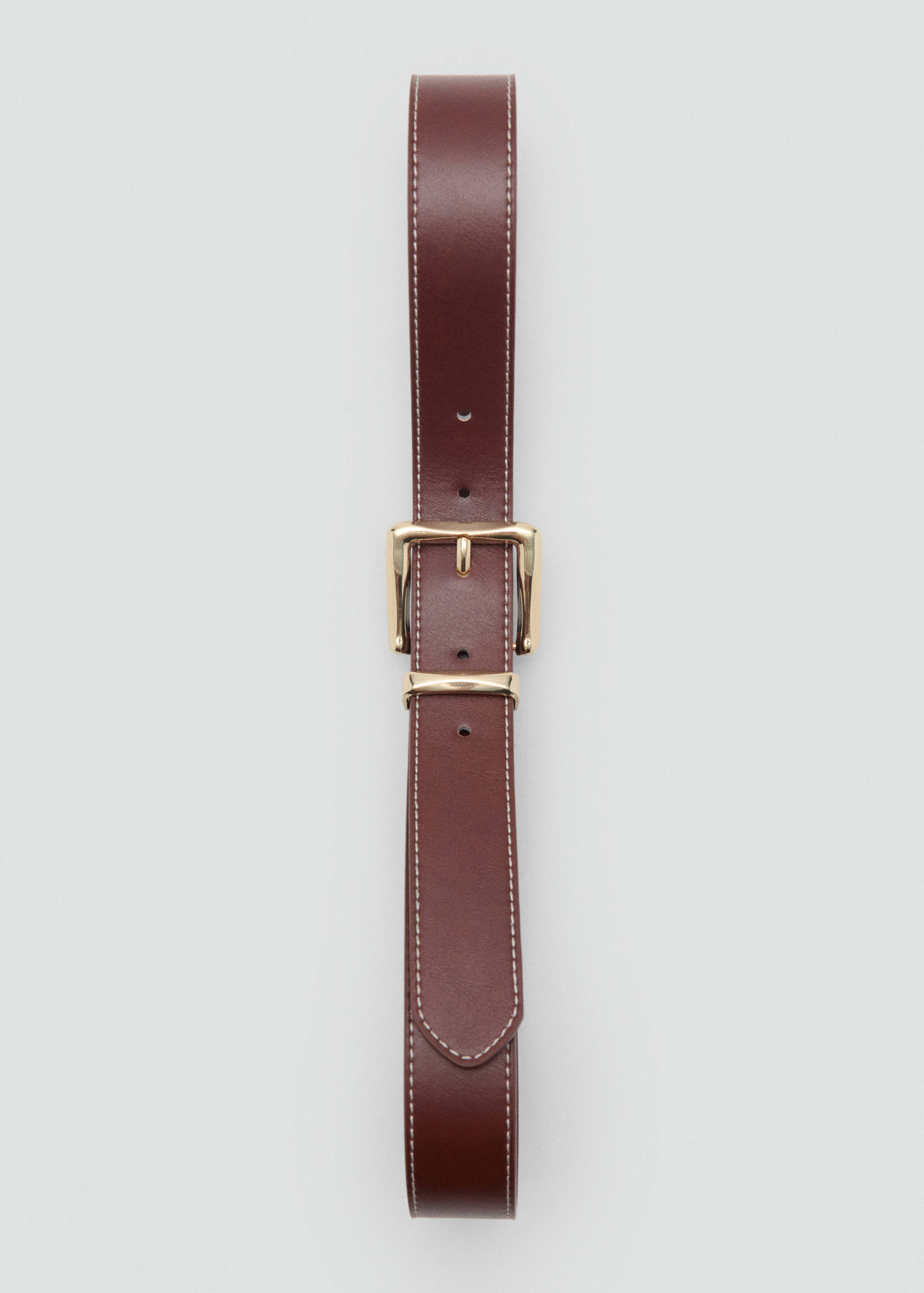 Stitched belt with square buckle - Details of the article 2