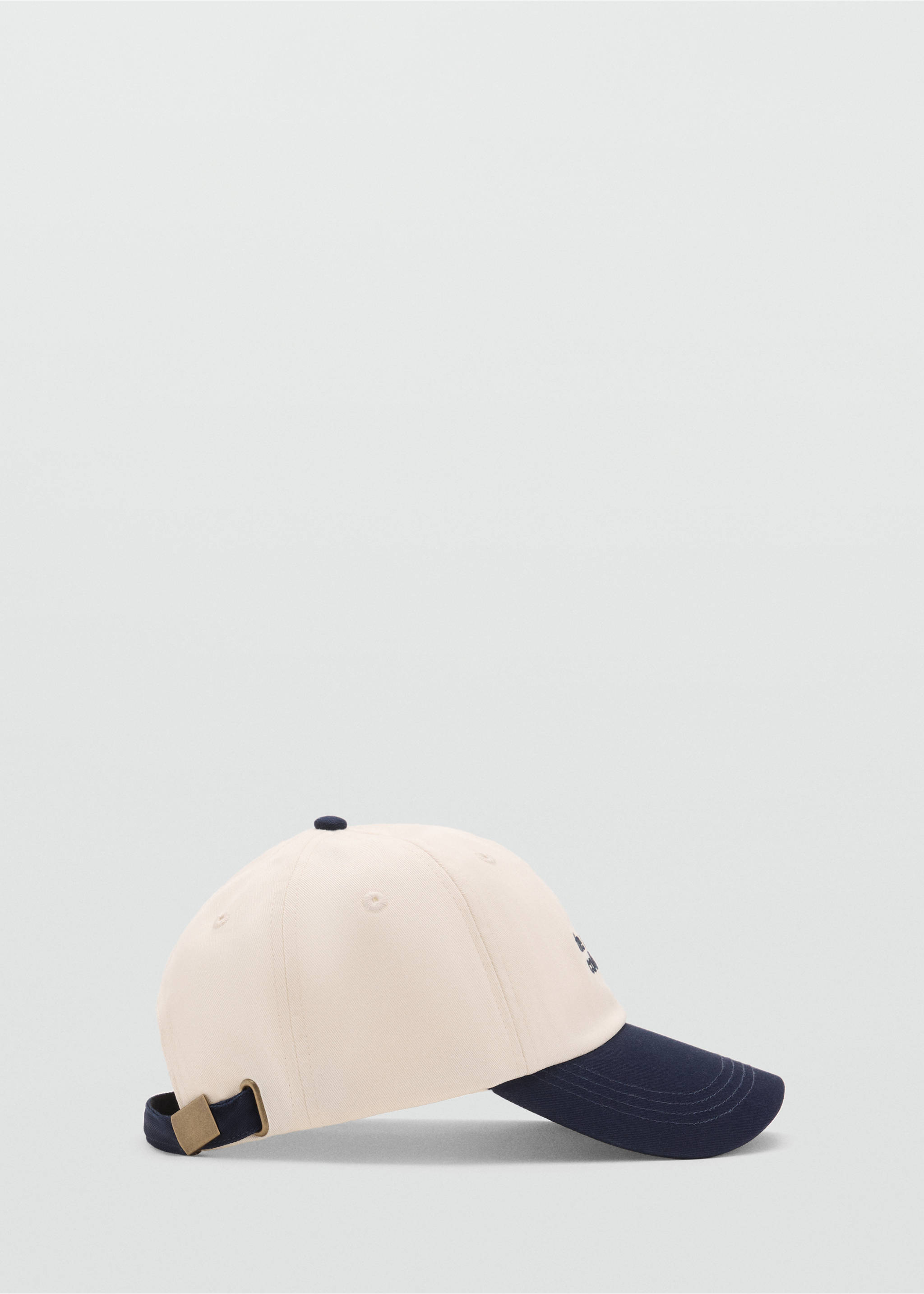 Casquette message brodé - Article sans modèle, Bleu marine. Ref: 17061131-00.