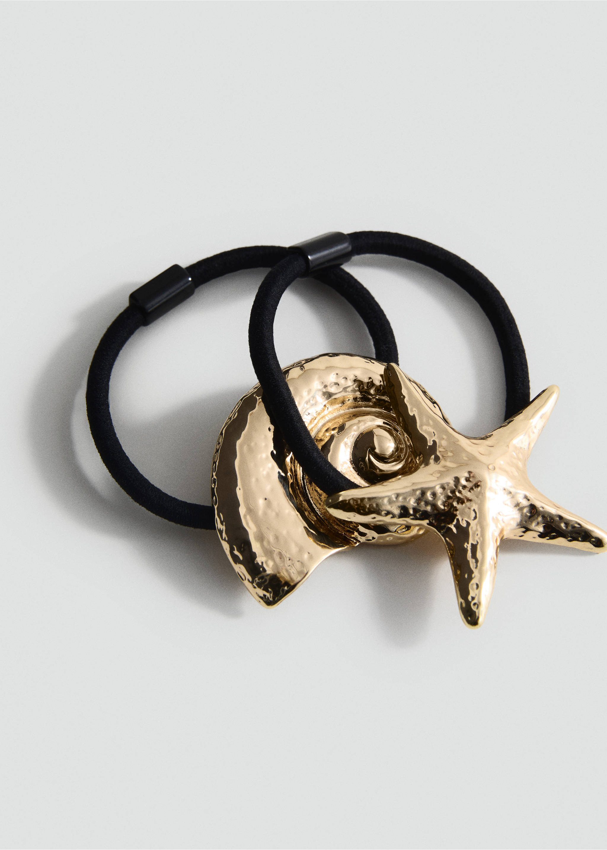 Set of marine-design hair bands - Medium plane, Gold. Ref: 17061138-00.