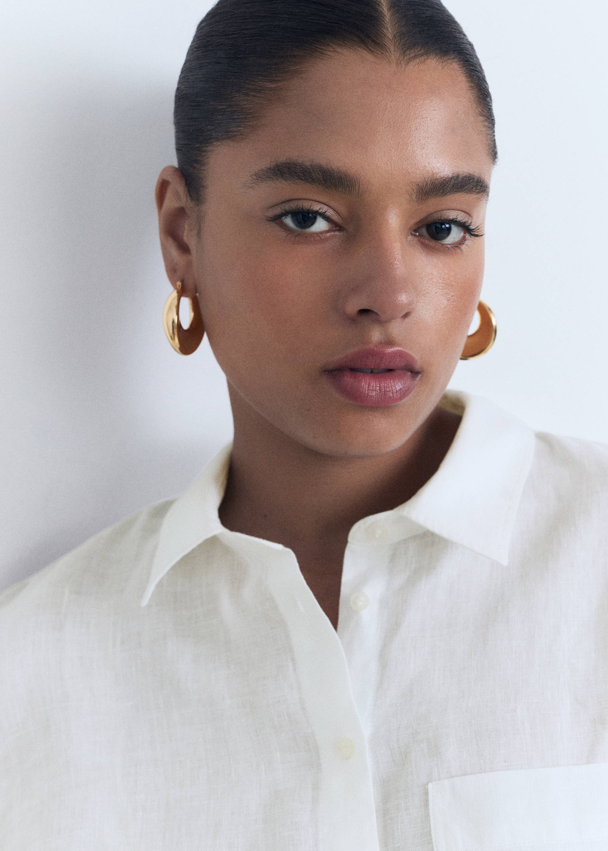 Pocket linen shirt - Details of the article 4