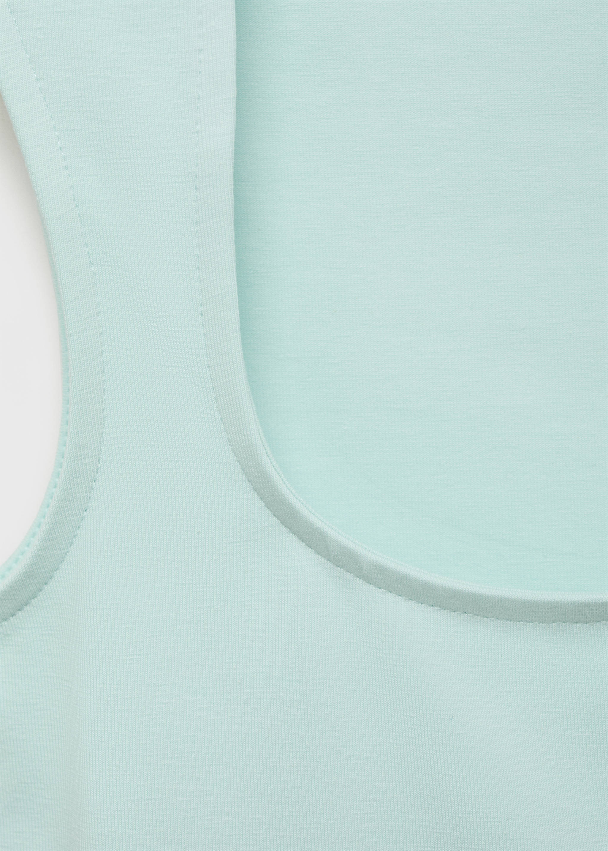 Трикотажный топ на широких бретелях - Деталь изделия 8