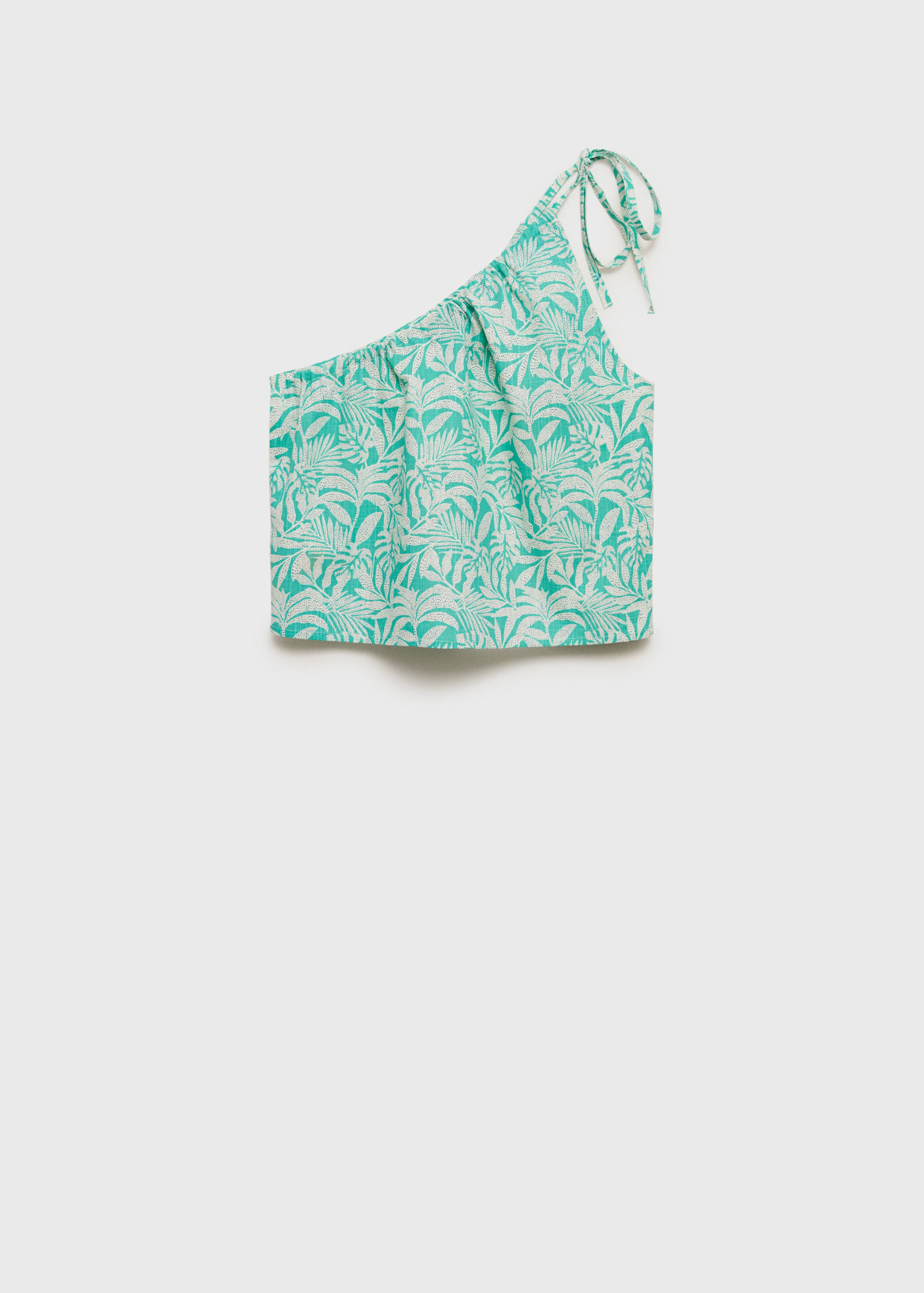 Top asymétrique imprimé - Article sans modèle