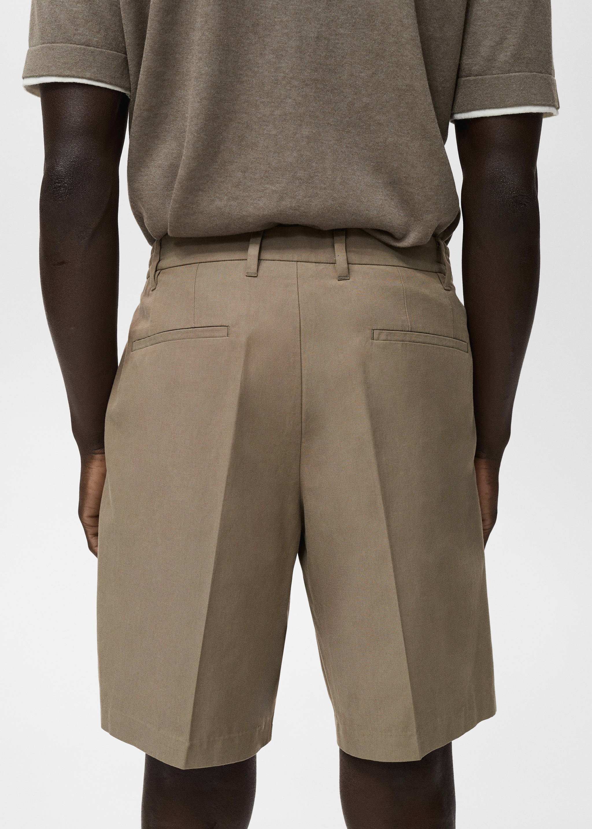 Calções de 100% linho - Pormenor do artigo 6