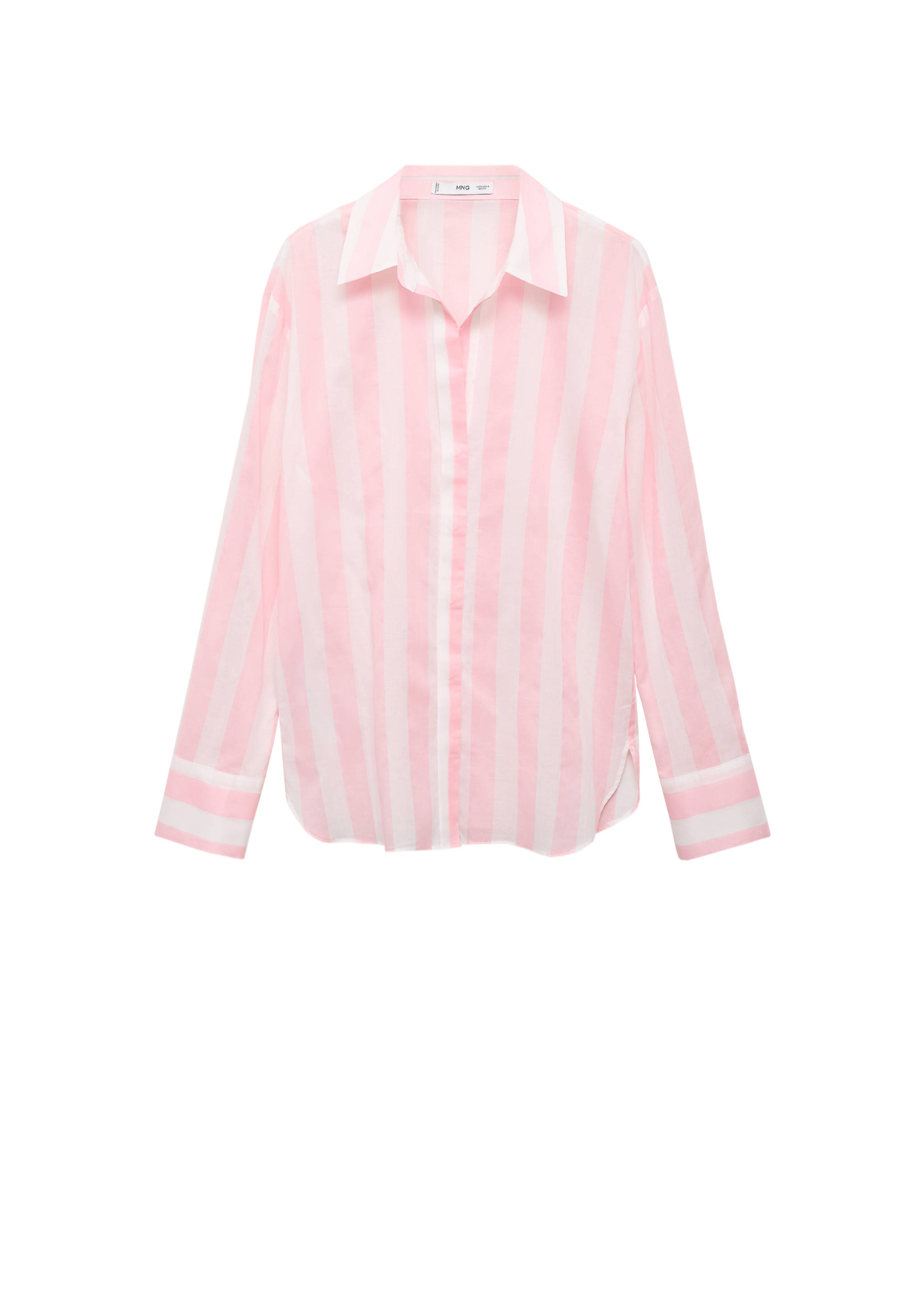Striped cotton shirt - Details of the article 7