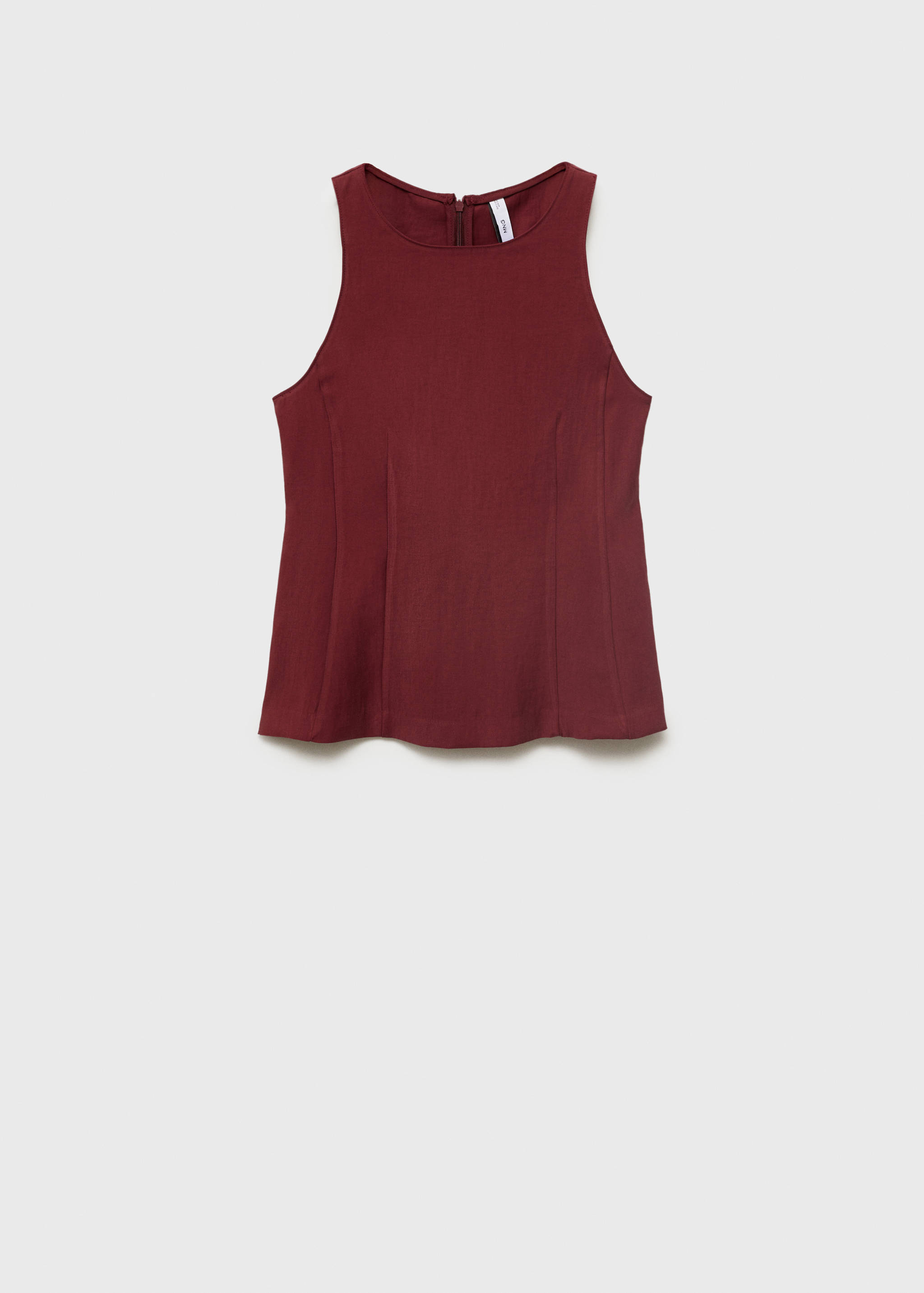 Blusa halter justa - Artigo sem modelo