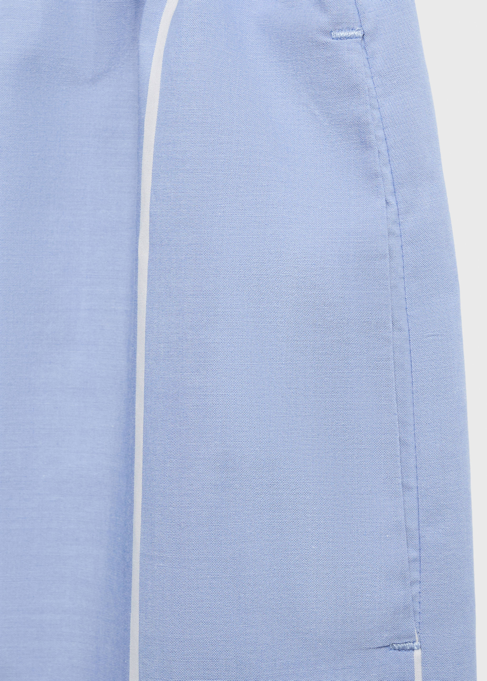 Striped cotton shorts - Details of the article 0