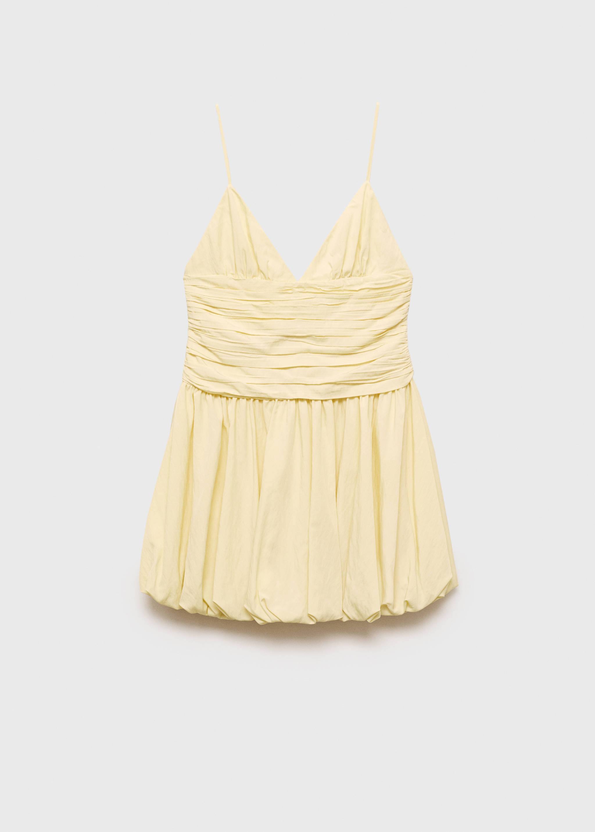 Gathered balloon dress - Article without model