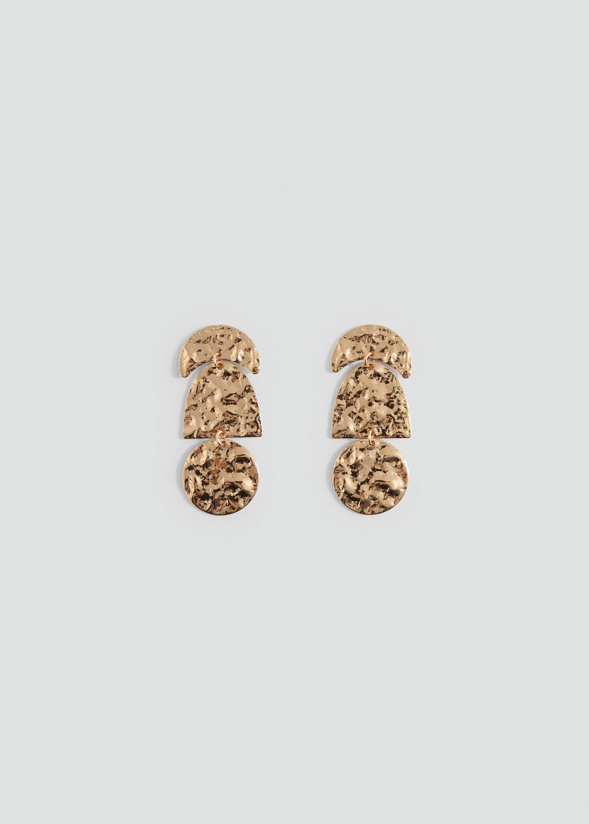 Pendientes largos textura - Artículo sin modelo