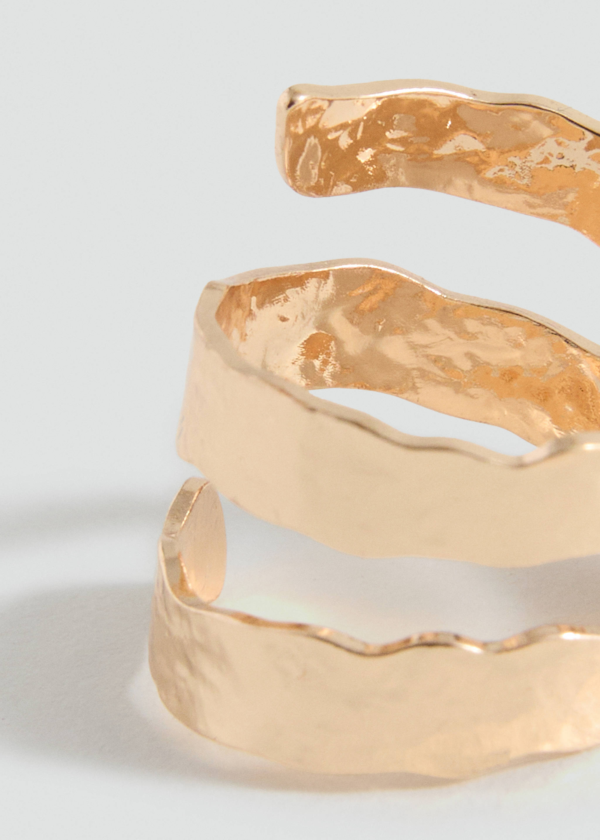 Textured spiral ring - Details of the article 1