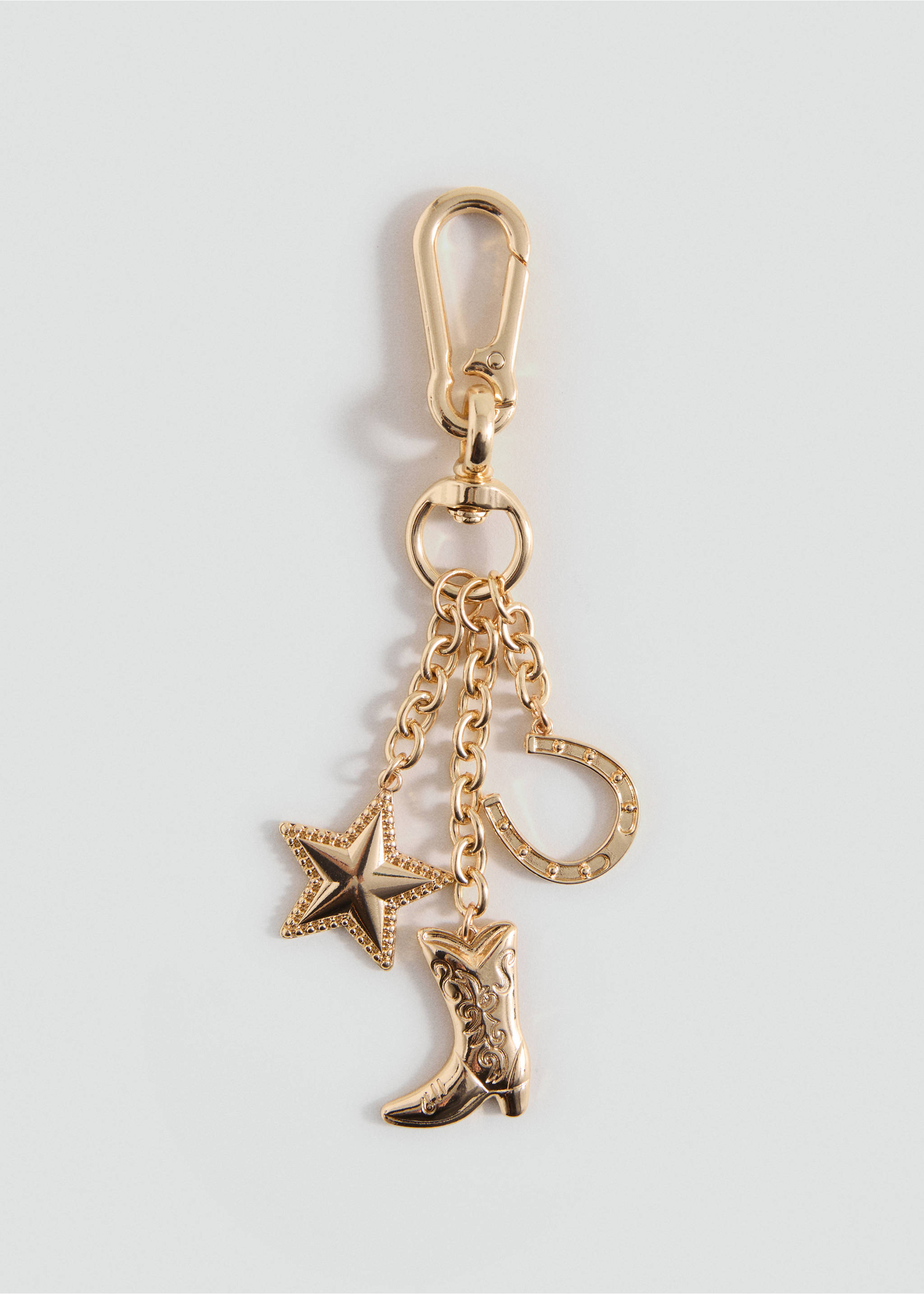 Брелок из денима - Изделие без модели, Золото. Ref: 17061168-00.