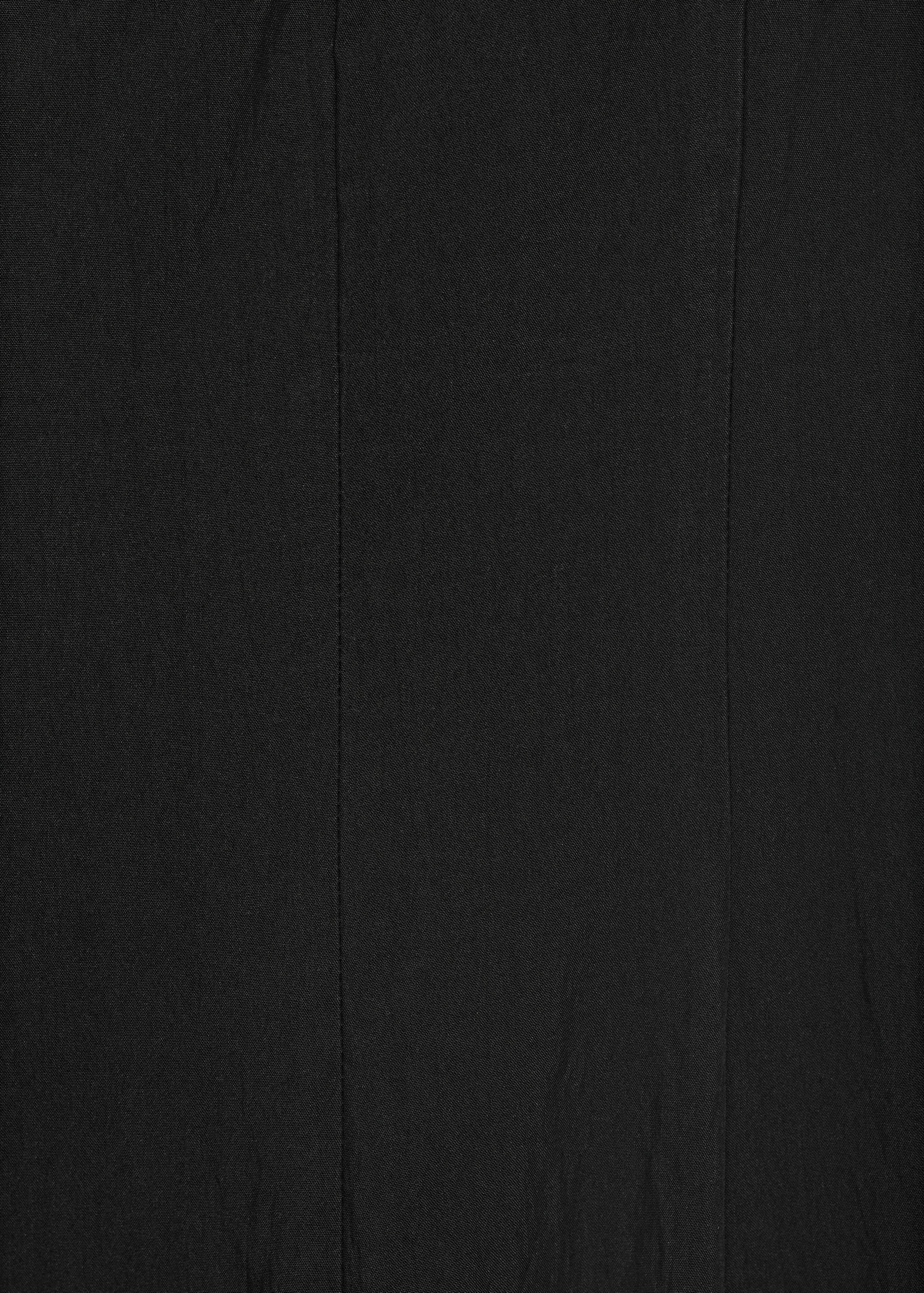 Boat-neck dress with pleats - Details of the article 8