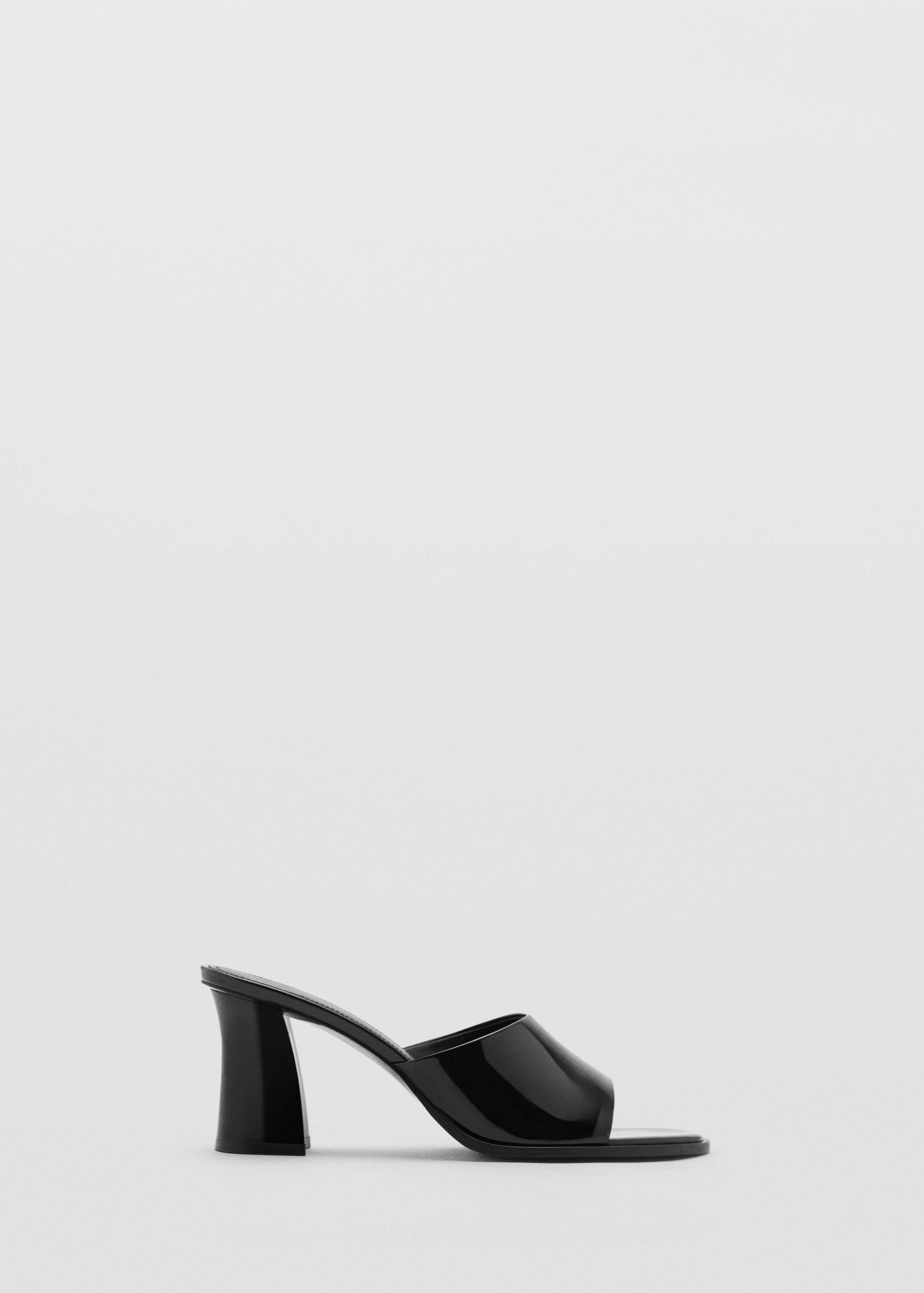 Patent leather high-heeled sandals - Article without model