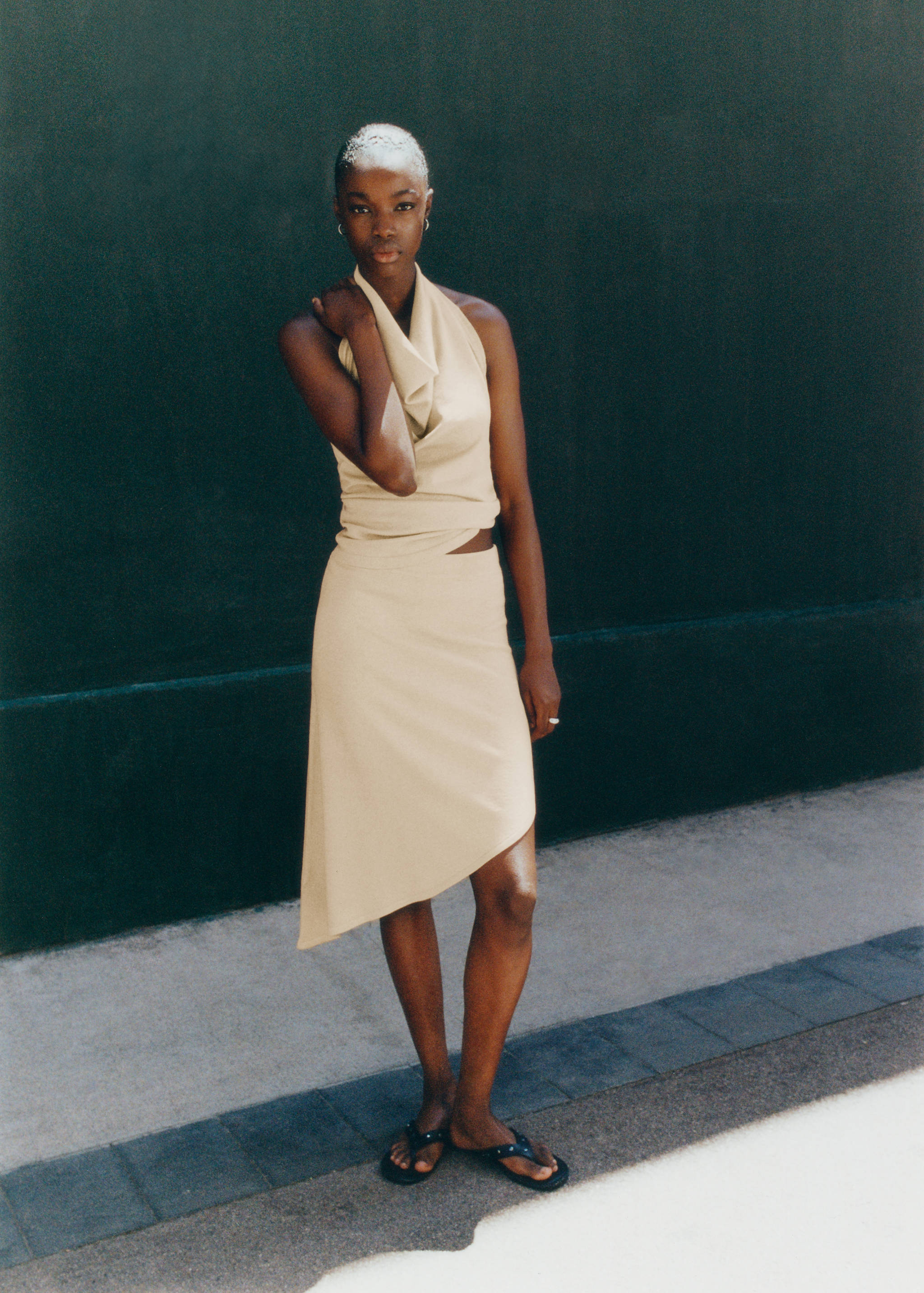 Asymmetrical lurex skirt - Details of the article 5