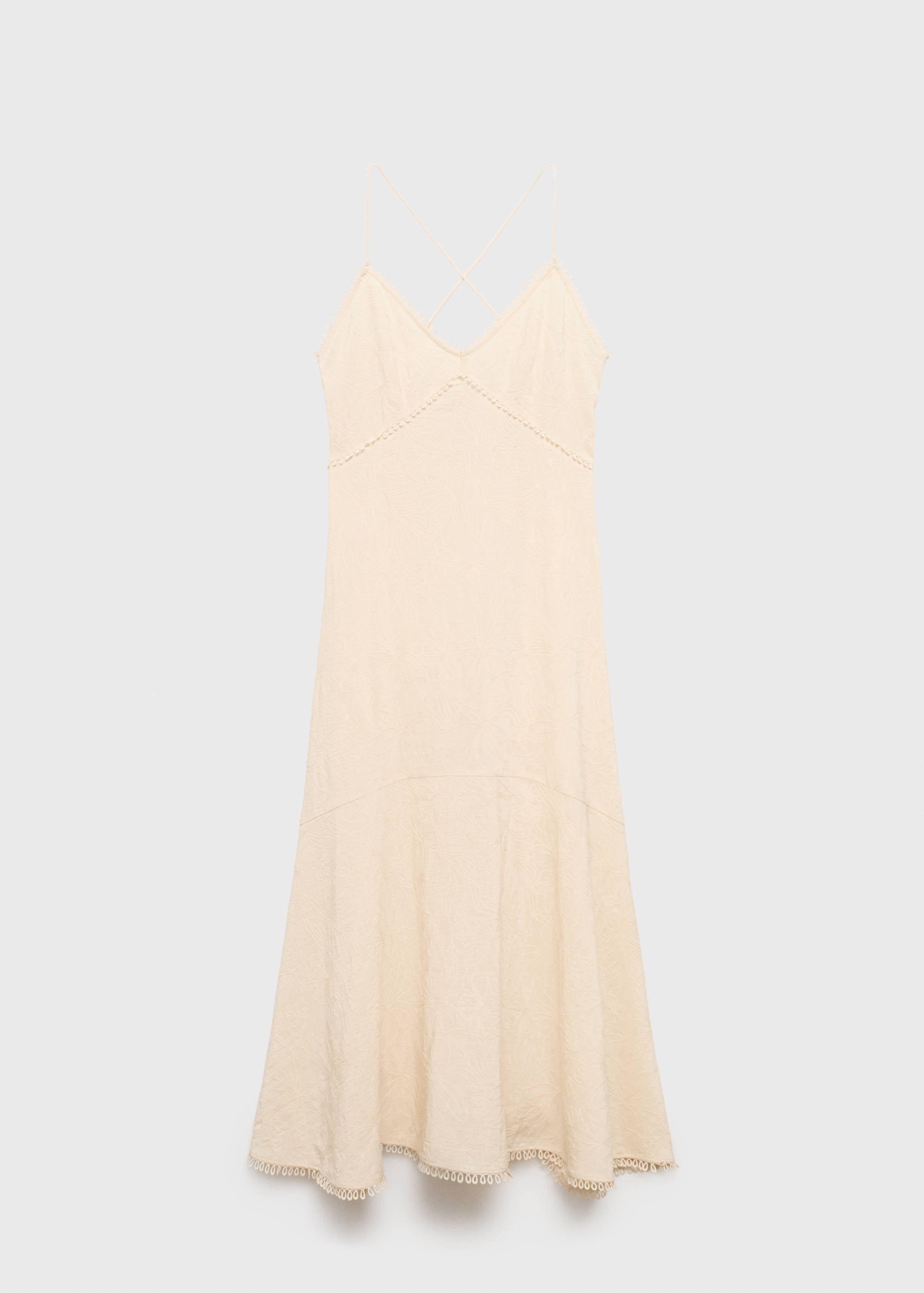 Φόρεμα μίντι κέντημα - Προϊόν χωρίς μοντέλο