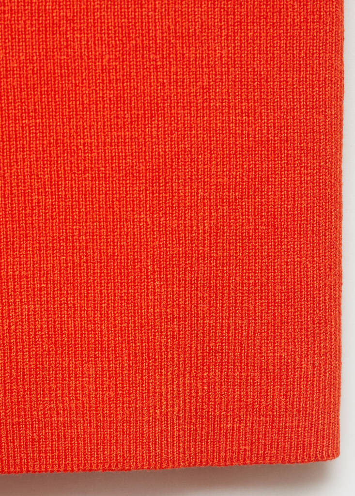 Fine-knit top — Orange