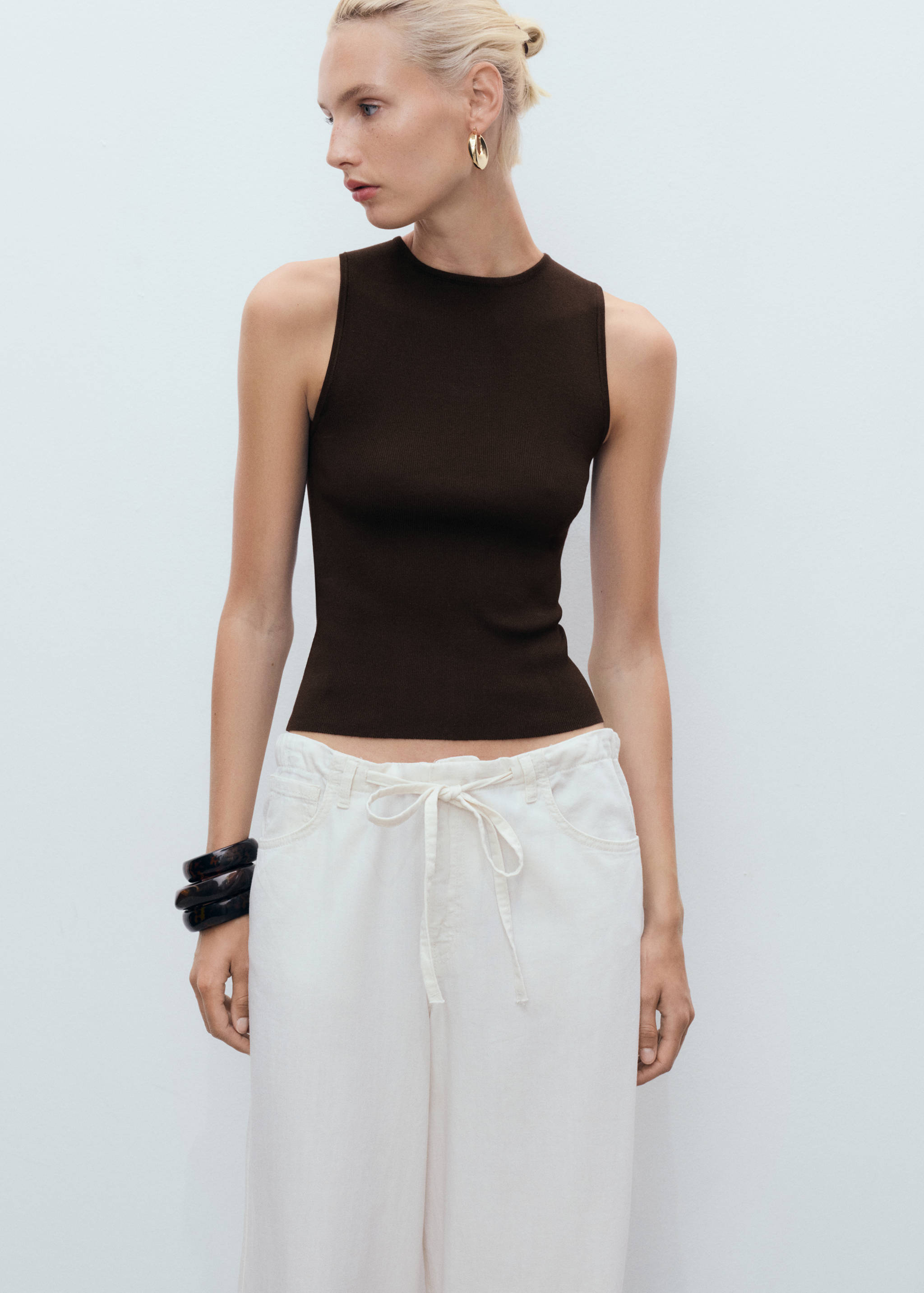 Top punto fino - Plano medio