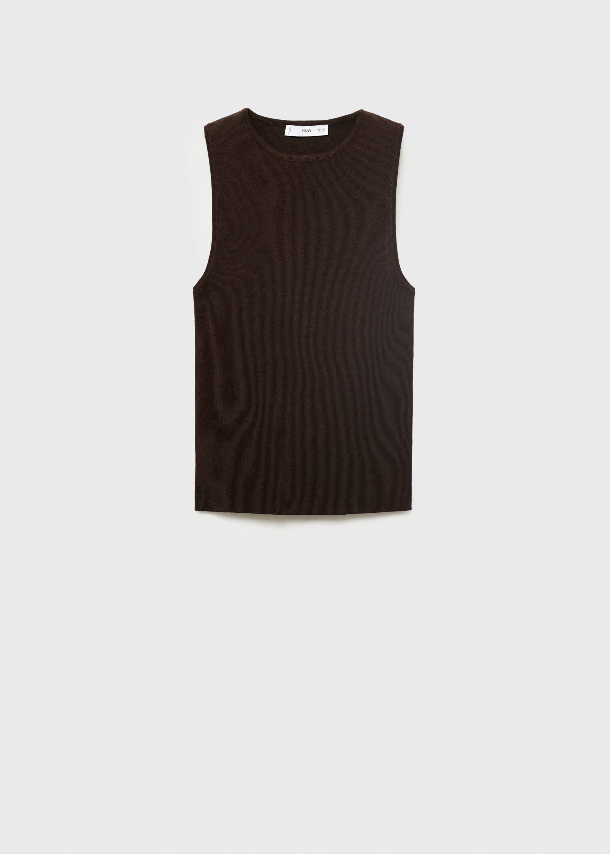 Top punto fino - Artículo sin modelo, Chocolate. Ref: 17061177-00.