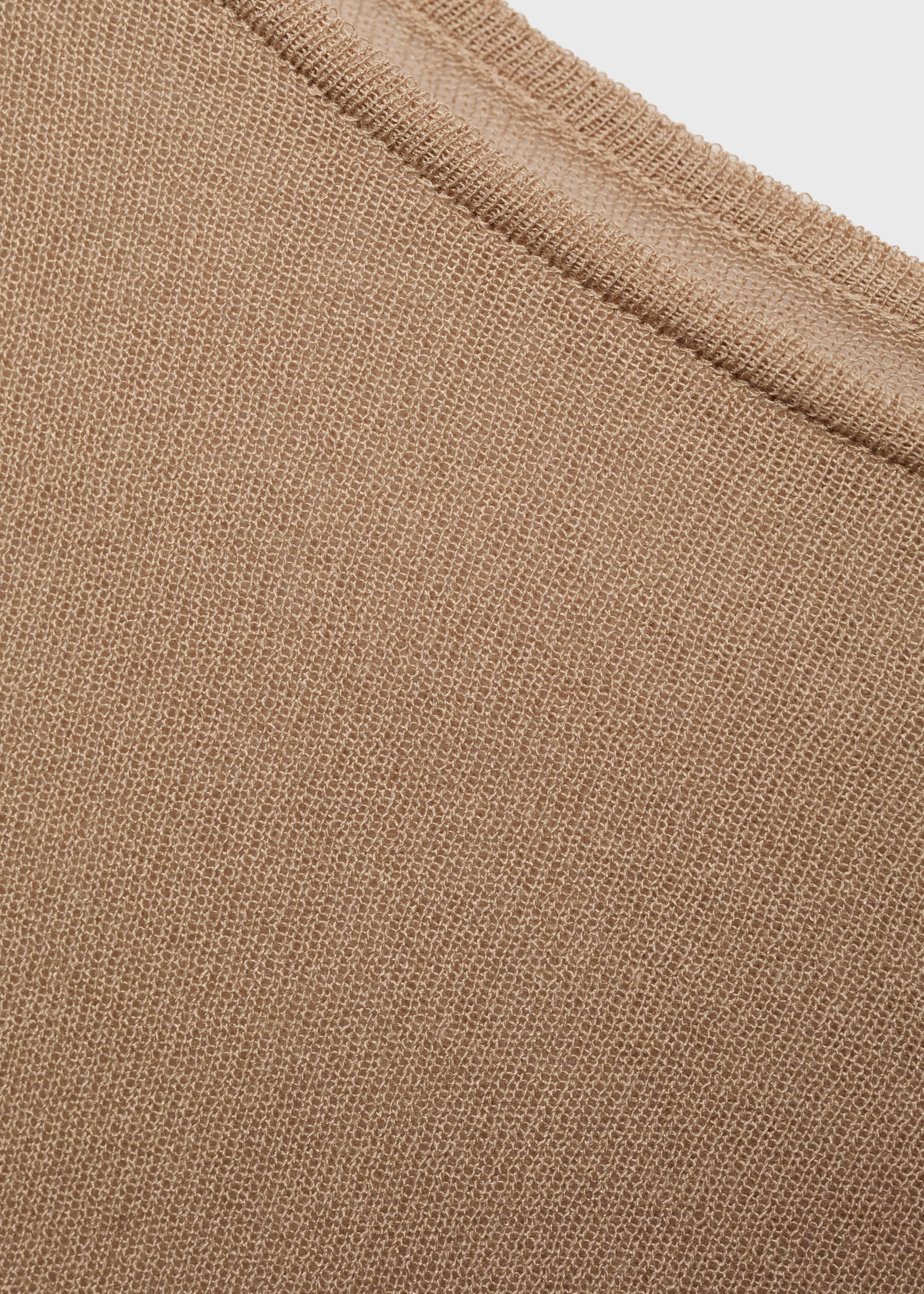 Asymmetrical knitted cape - Details of the article 0