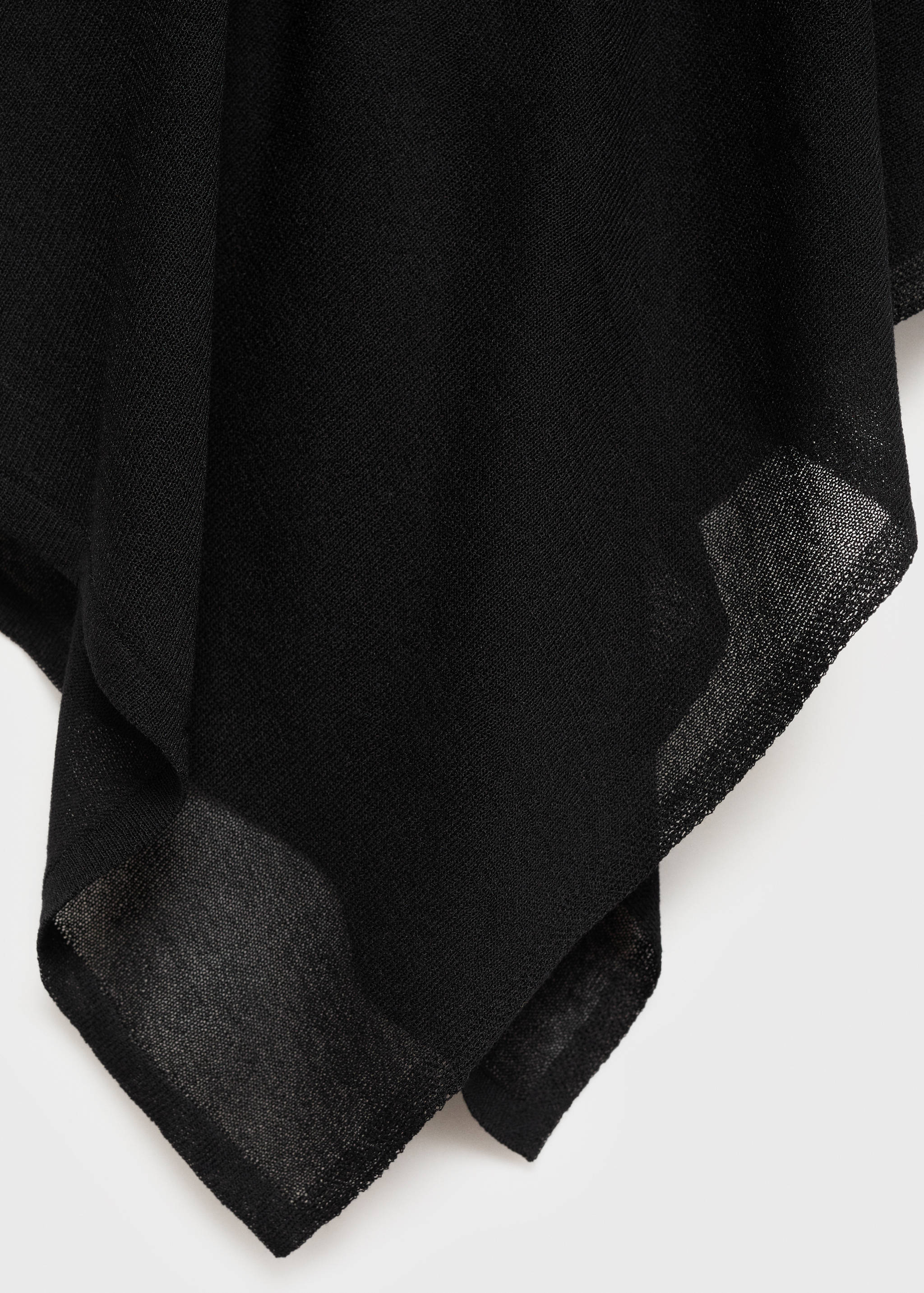 Asymmetrical knitted cape - Details of the article 8