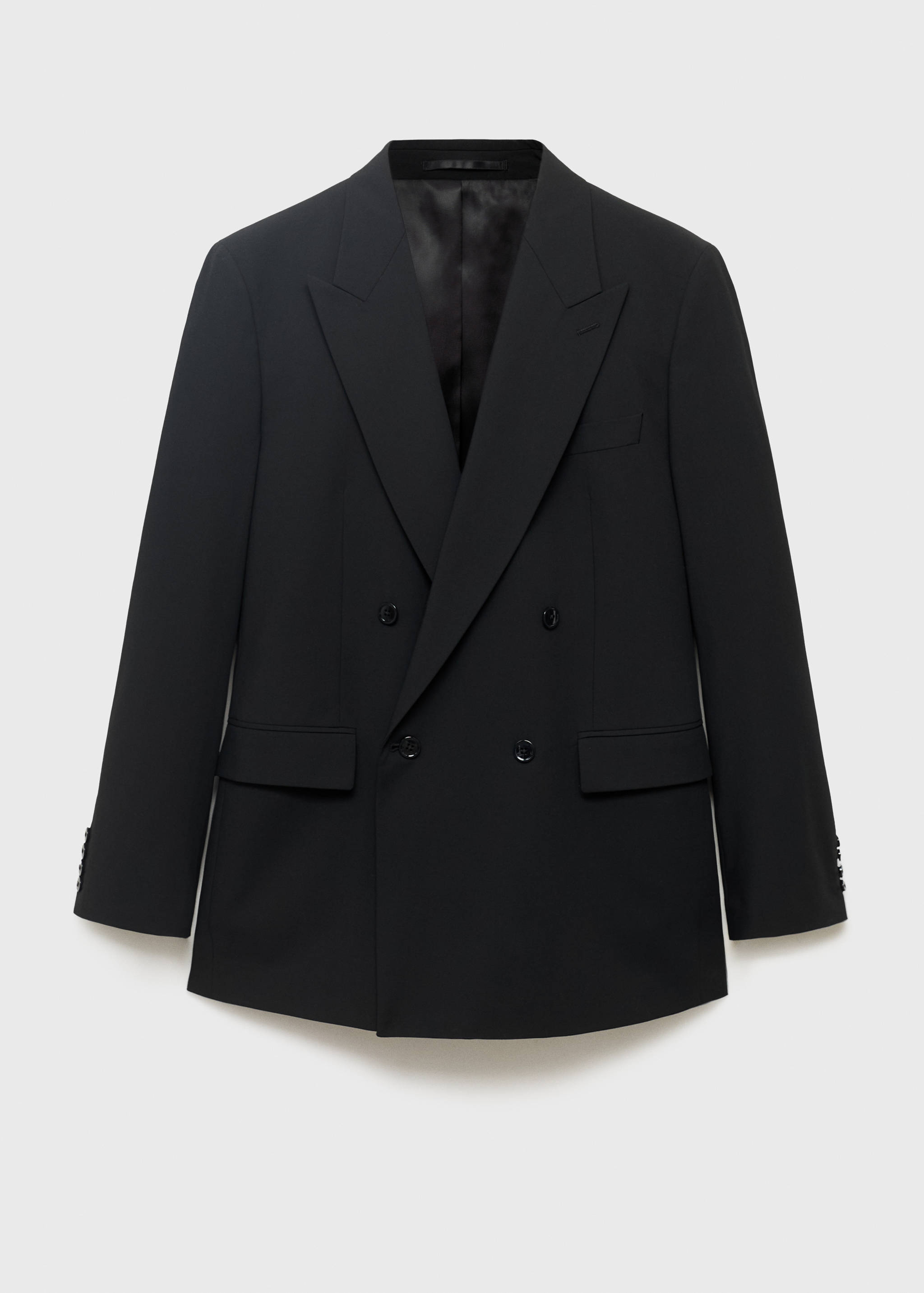 Boston regular-fit double-breasted suit jacket - Article without model