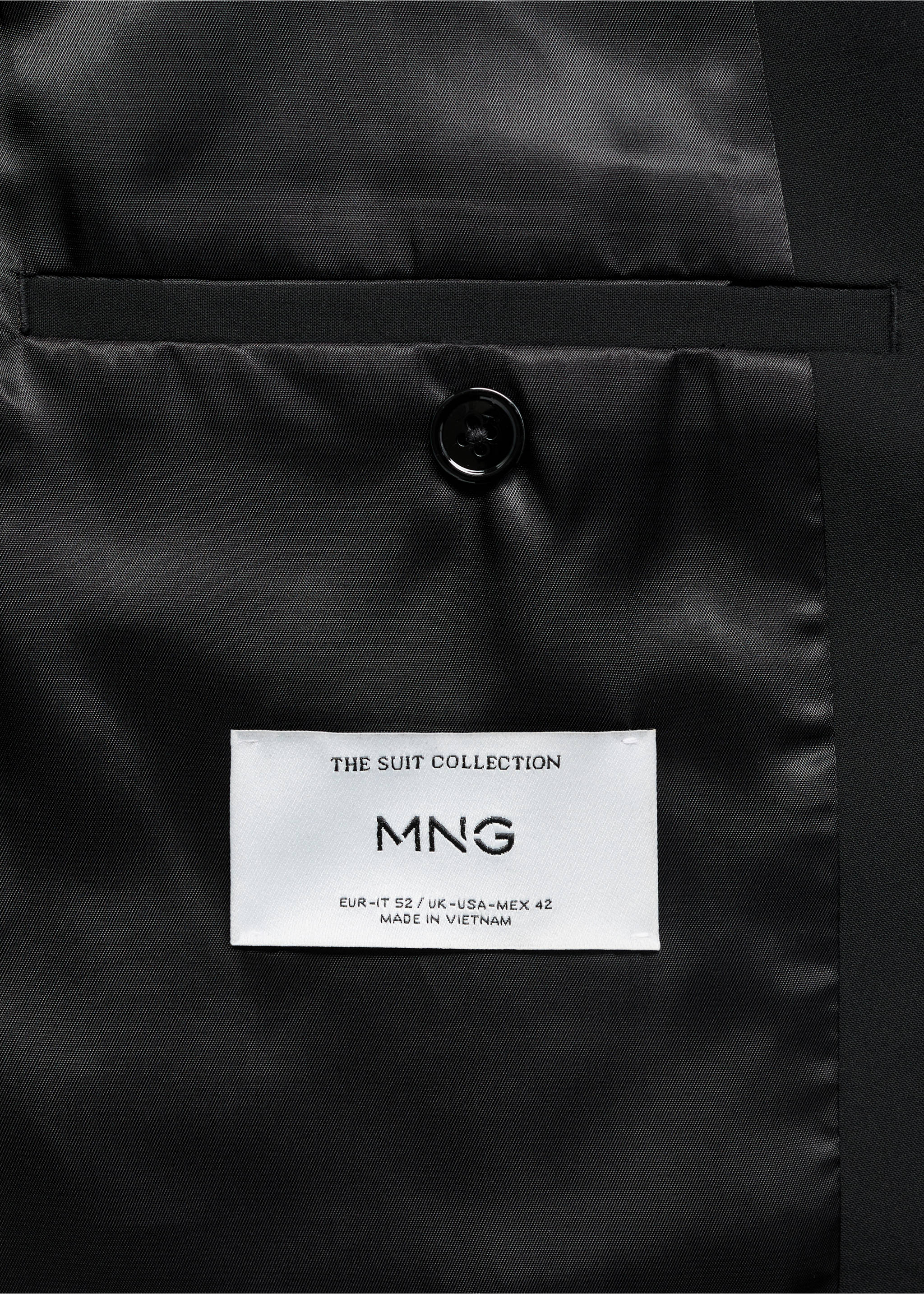 Костюмный пиджак Boston regular fit с двубортной застежкой - Деталь изделия 0, Черный. Ref: 17061189-00.