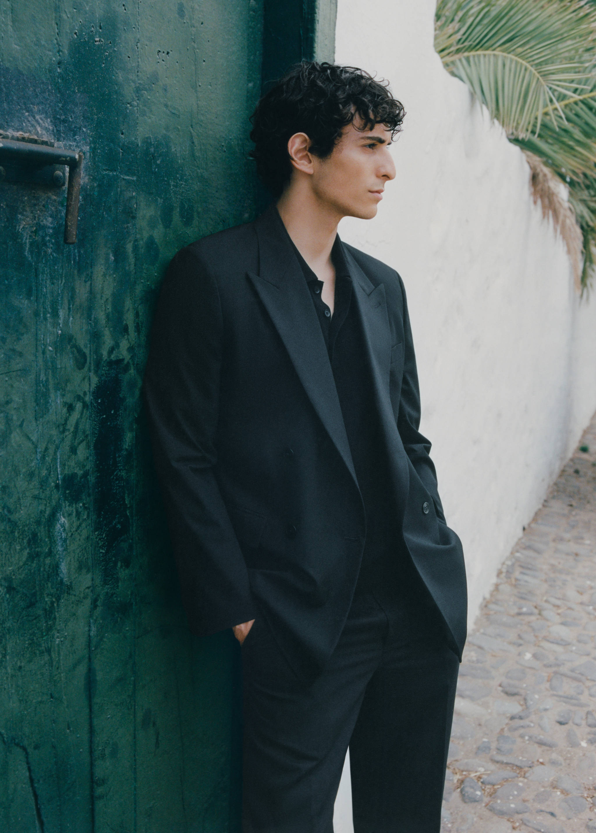 Boston regular-fit double-breasted suit jacket - Details of the article 3