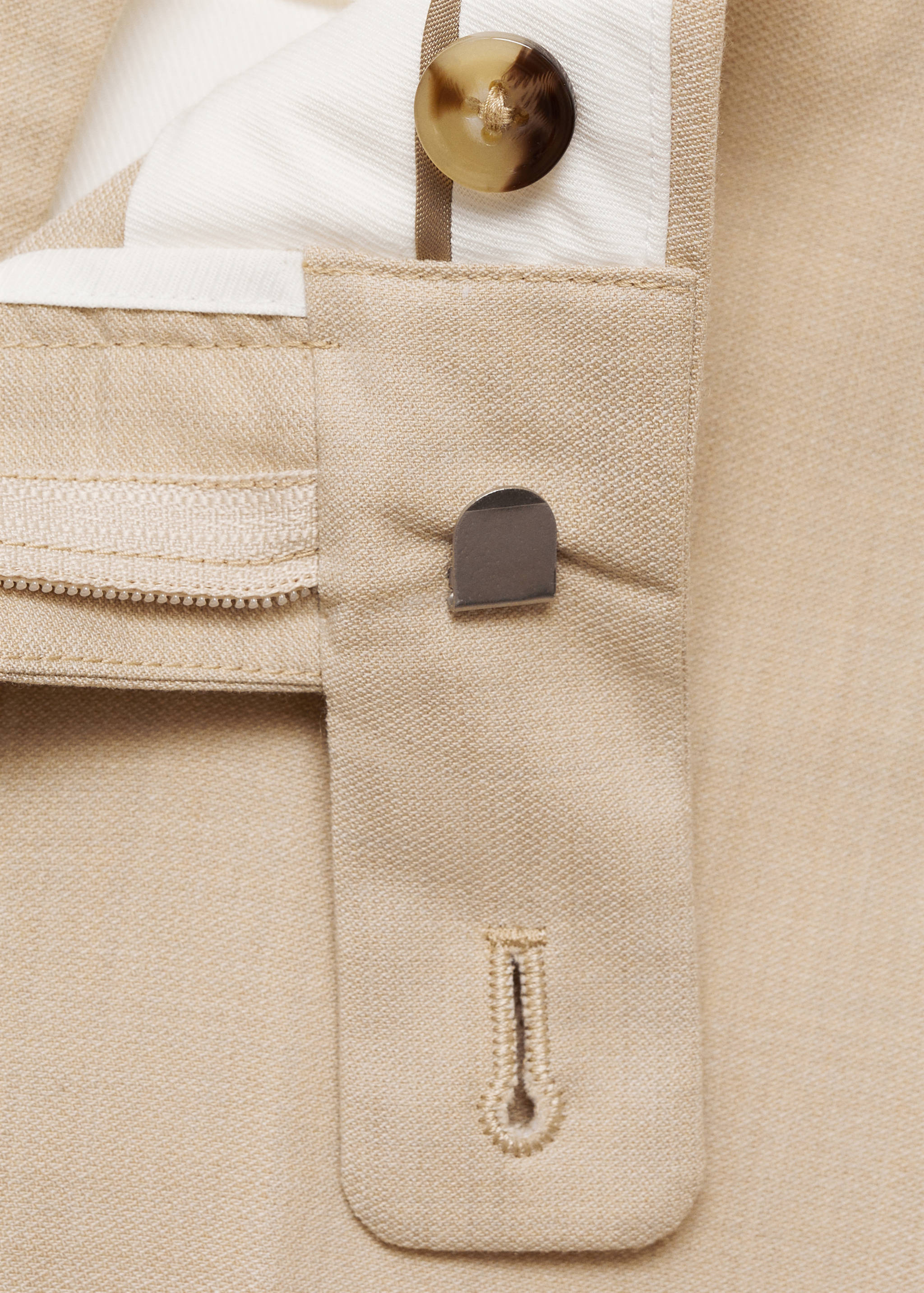 Milan slim-fit suit trousers - Details of the article 8